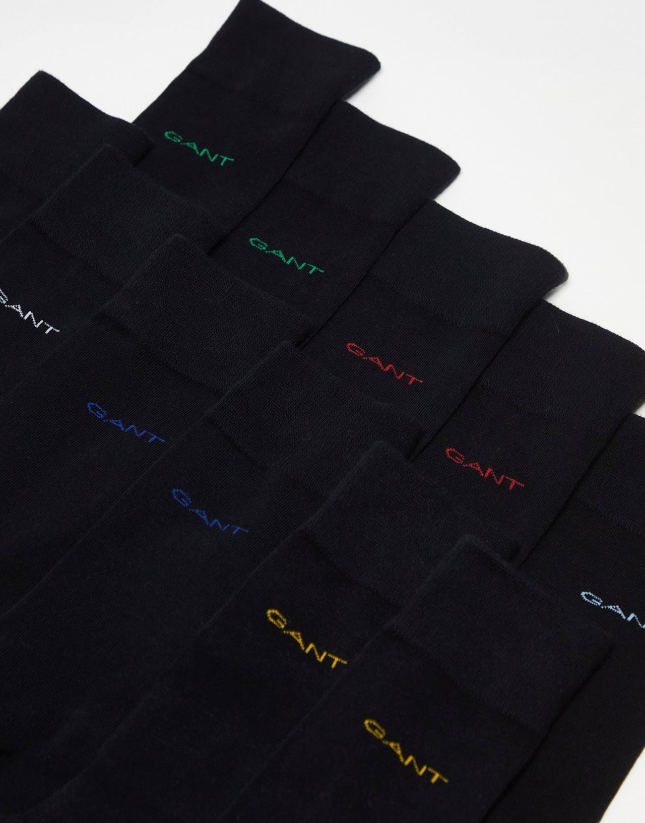 GANT 6 pack socks with logo in black - ASOS Sample Sale EU Store