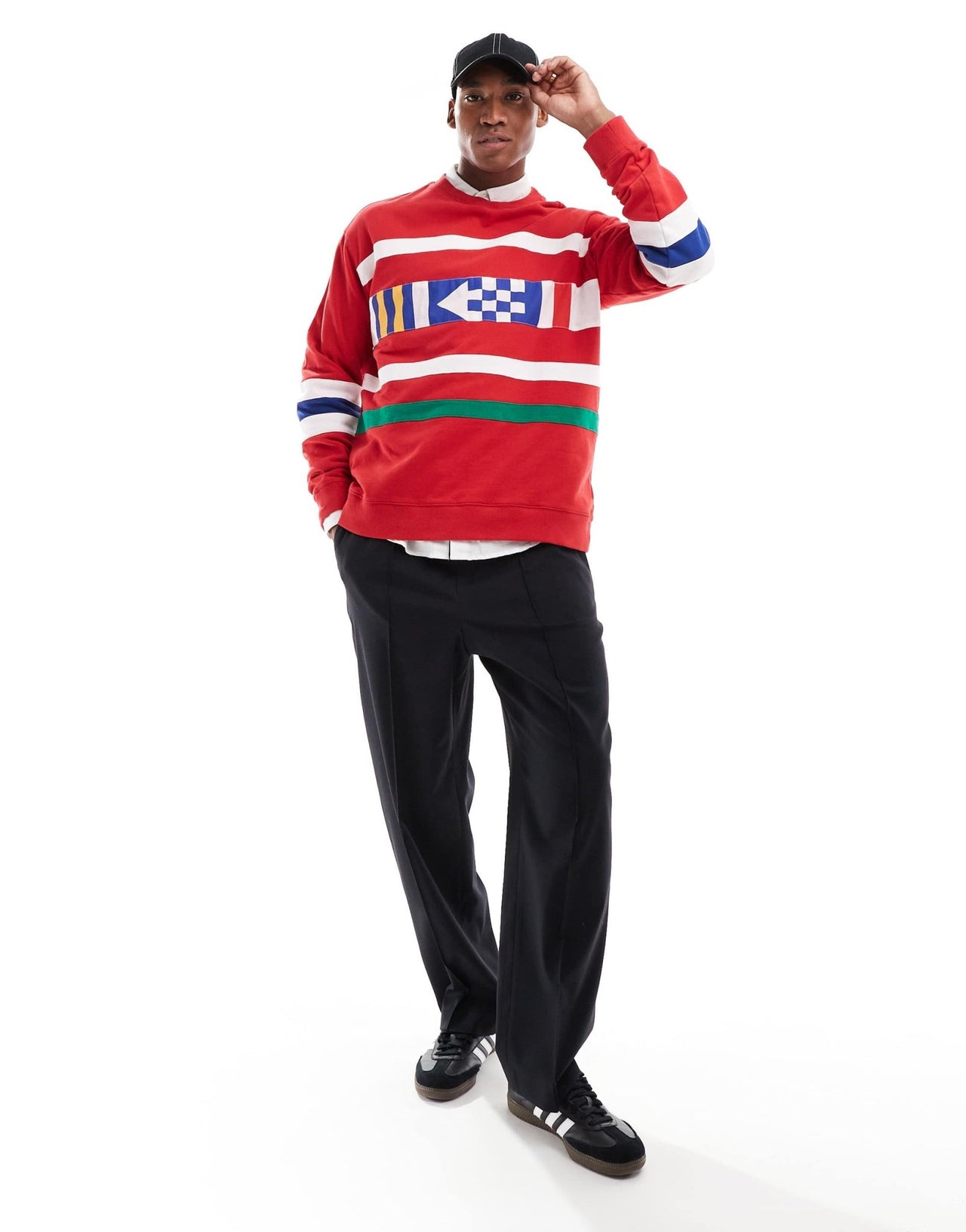 GANT 75th Anniversary Capsule printed sweatshirt in red - ASOS Sample Sale EU Store