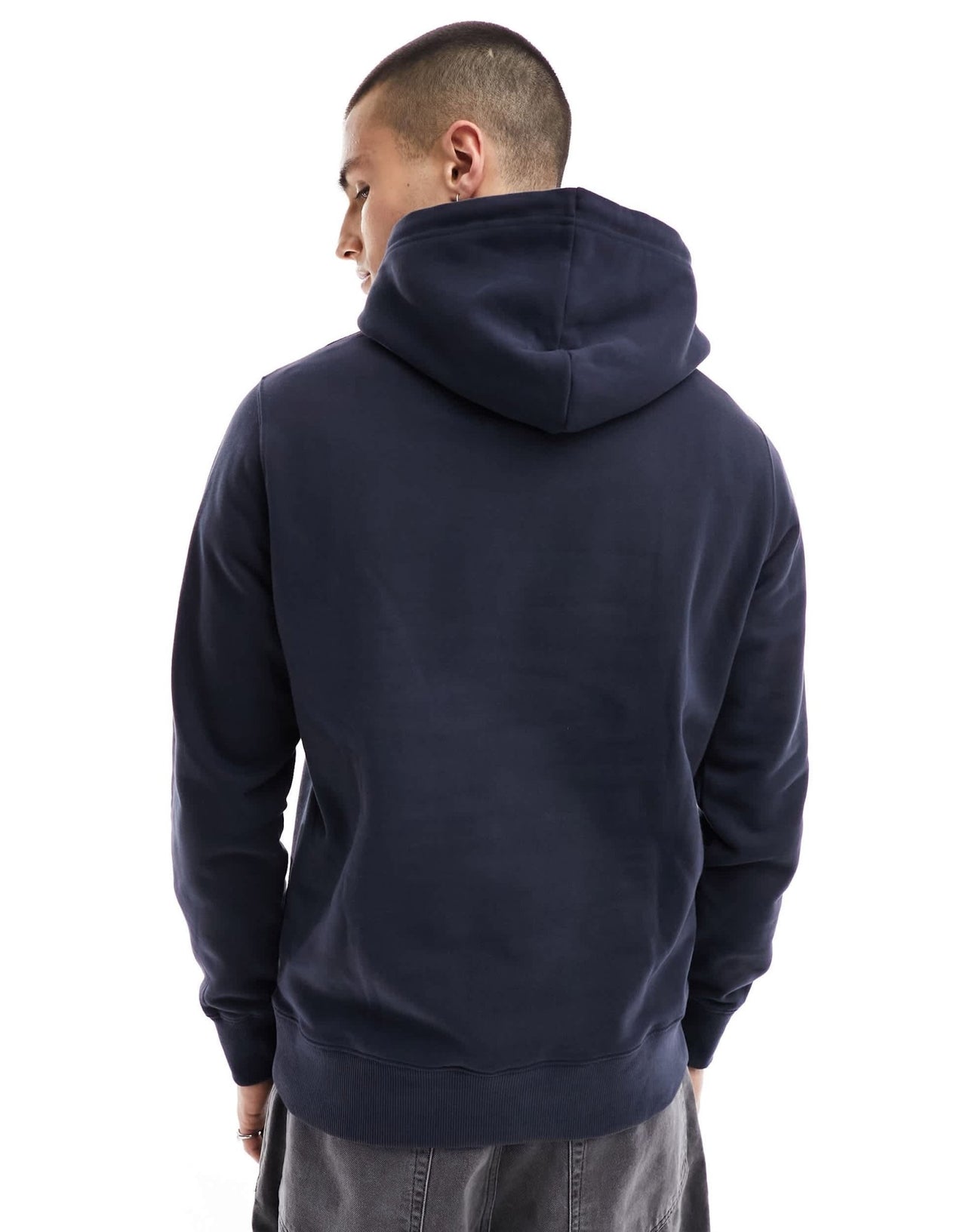 GANT collegiate arch script logo hoodie in navy - ASOS Sample Sale EU Store