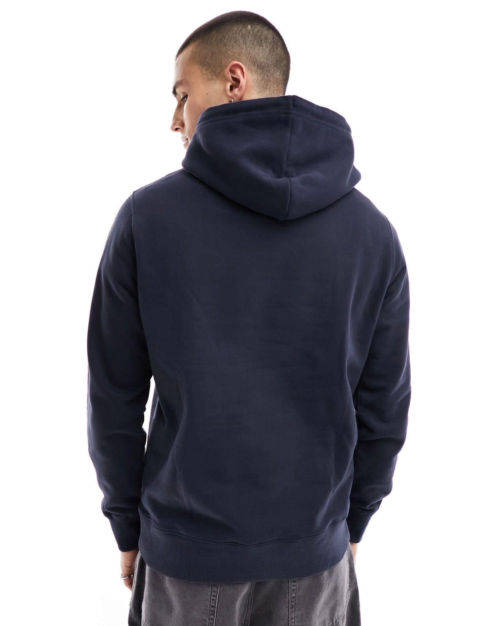 GANT collegiate arch script logo hoodie in navy - ASOS Sample Sale EU Store