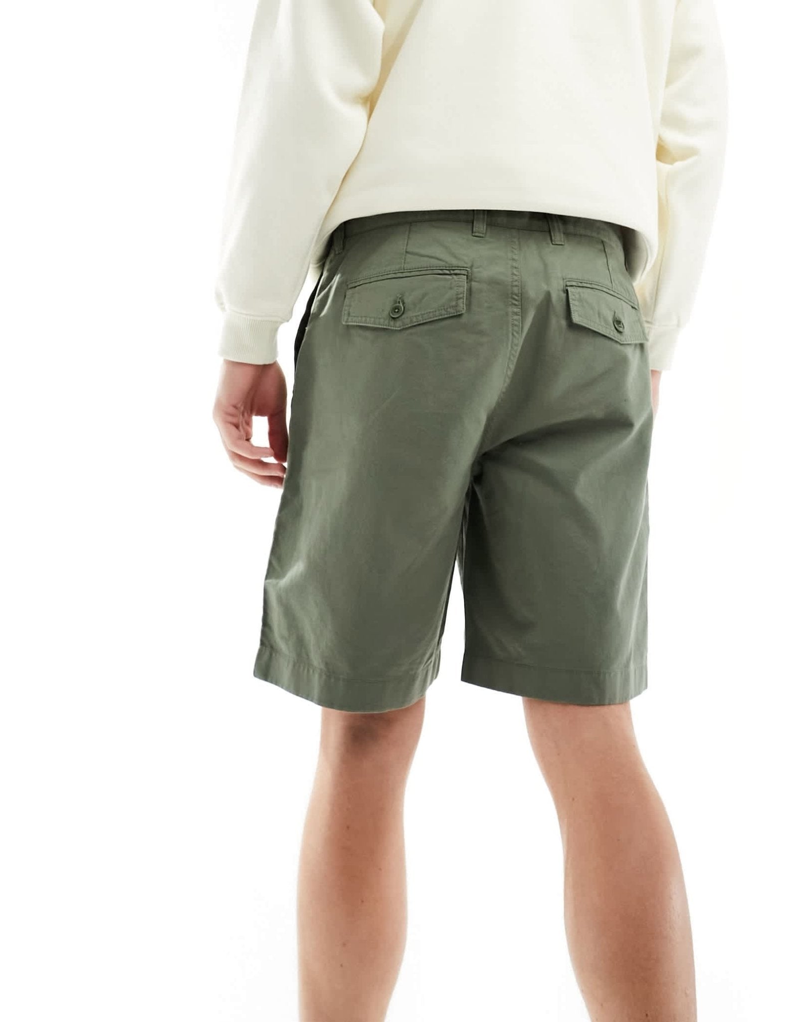 GANT cotton/linen surplus utility shorts in mid green - ASOS Sample Sale EU Store