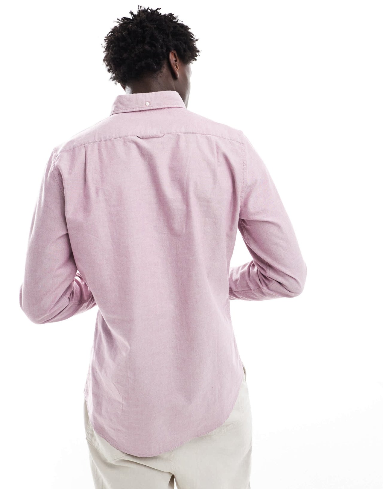 GANT shield logo embroid slim fit oxford shirt in washed red - ASOS Sample Sale EU Store