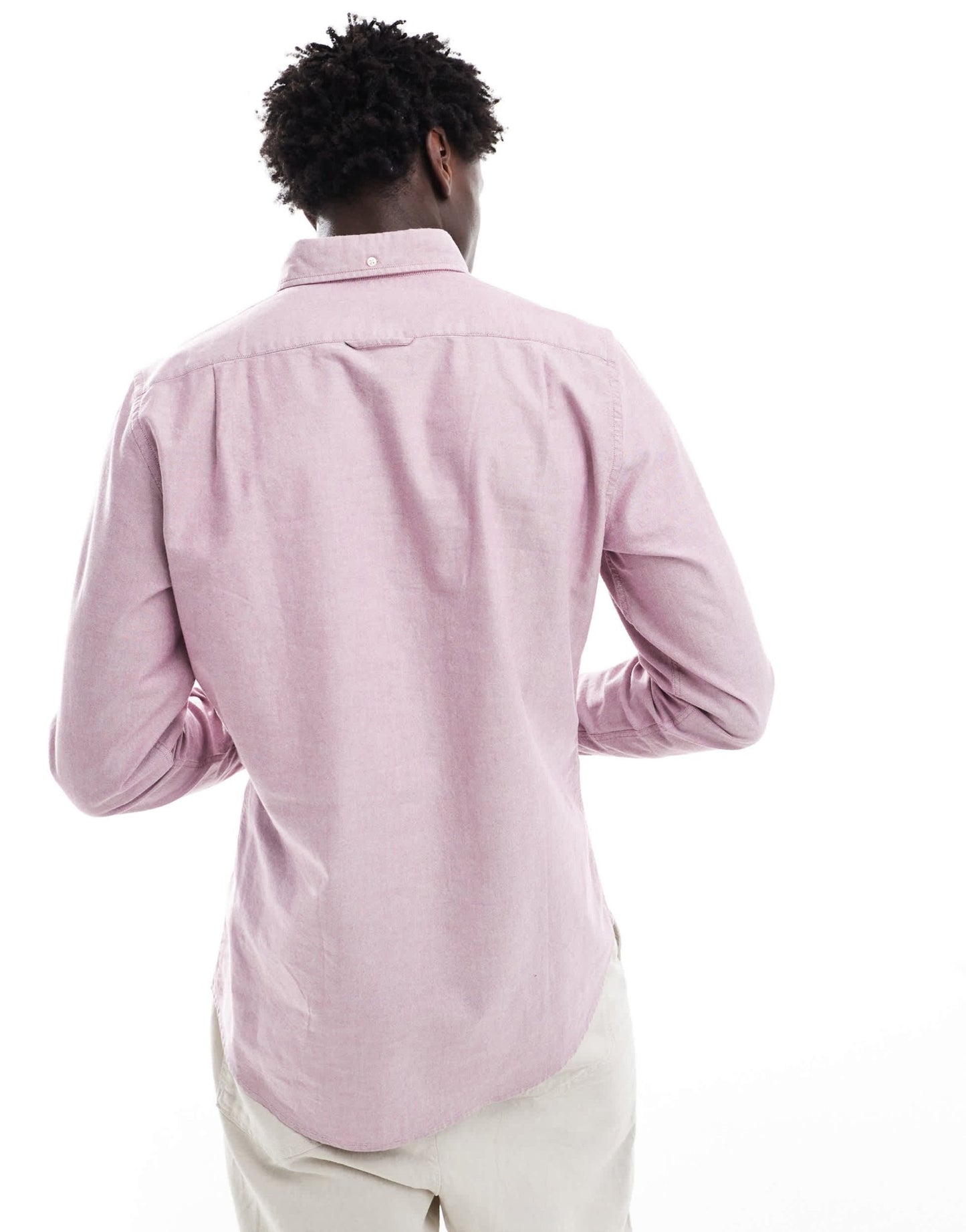 GANT shield logo embroid slim fit oxford shirt in washed red - ASOS Sample Sale EU Store