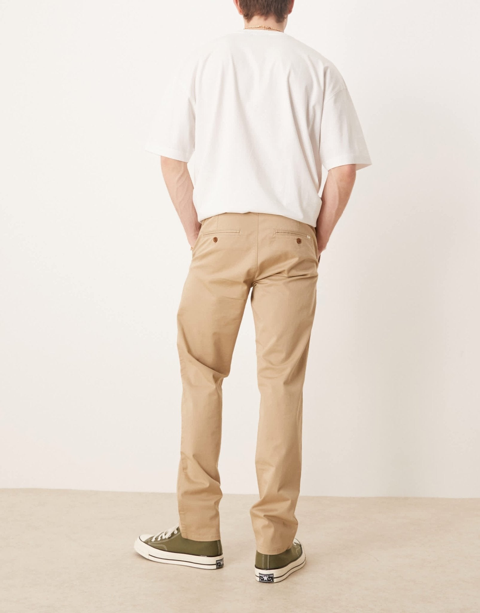 GANT slim twill chinos in beige - ASOS Sample Sale EU Store