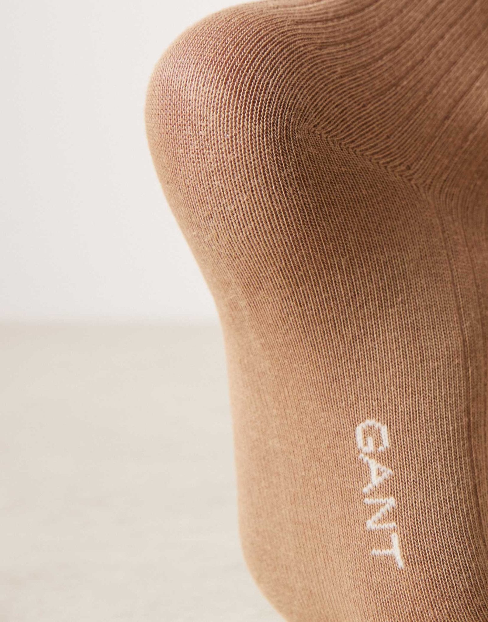 GANT striped ribbed socks with logo in beige - ASOS Sample Sale EU Store