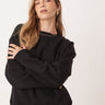 Gina Tricot oversized sweatshirt in black