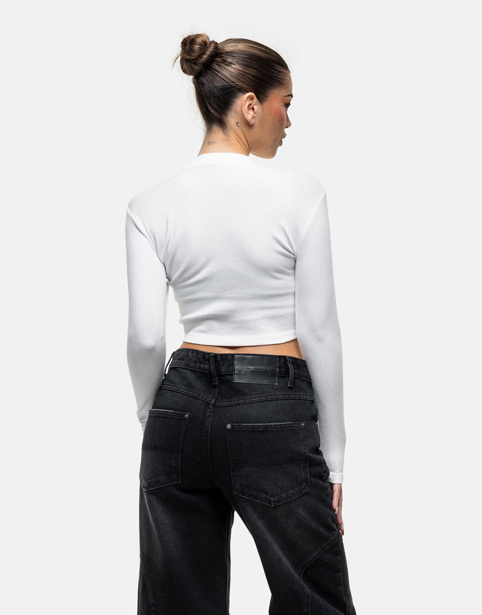 Good For Nothing branded core long sleeve white - ASOS Sample Sale EU Store