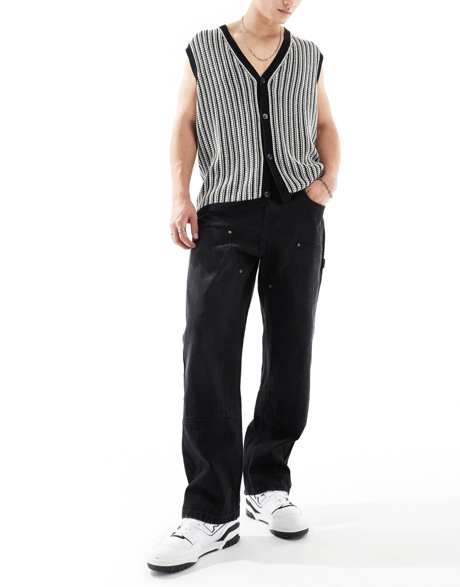 Good For Nothing carpenter jeans in washed black - ASOS Sample Sale EU Store