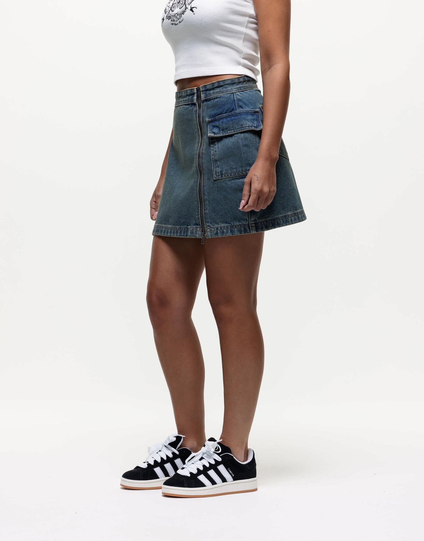 Good For Nothing denim mini skirt in blue wash - ASOS Sample Sale EU Store