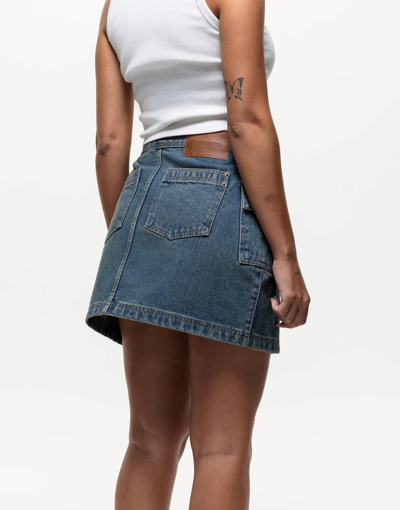 Good For Nothing denim mini skirt in blue wash - ASOS Sample Sale EU Store