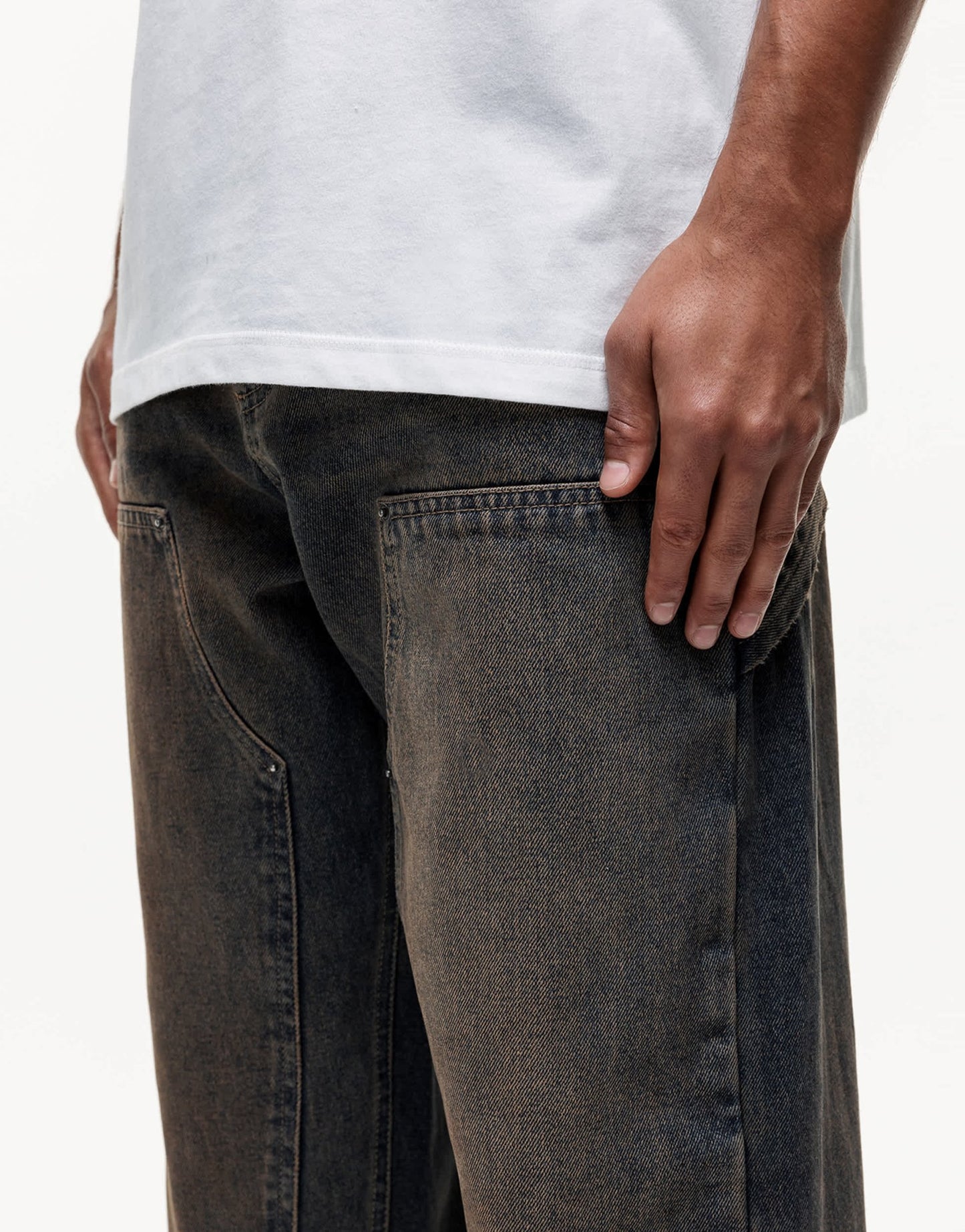 Good For Nothing traipse carpenter jeans in indigo rust wash - ASOS Sample Sale EU Store