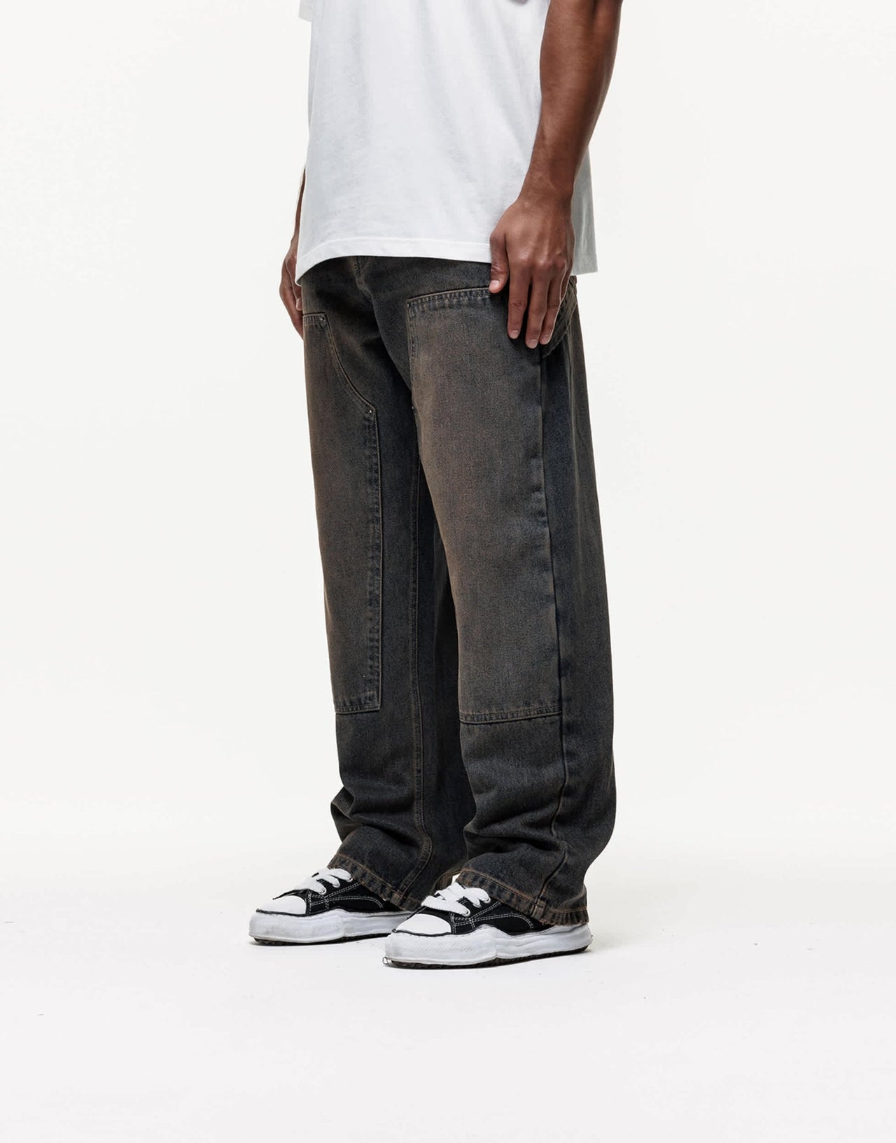 Good For Nothing traipse carpenter jeans in indigo rust wash - ASOS Sample Sale EU Store