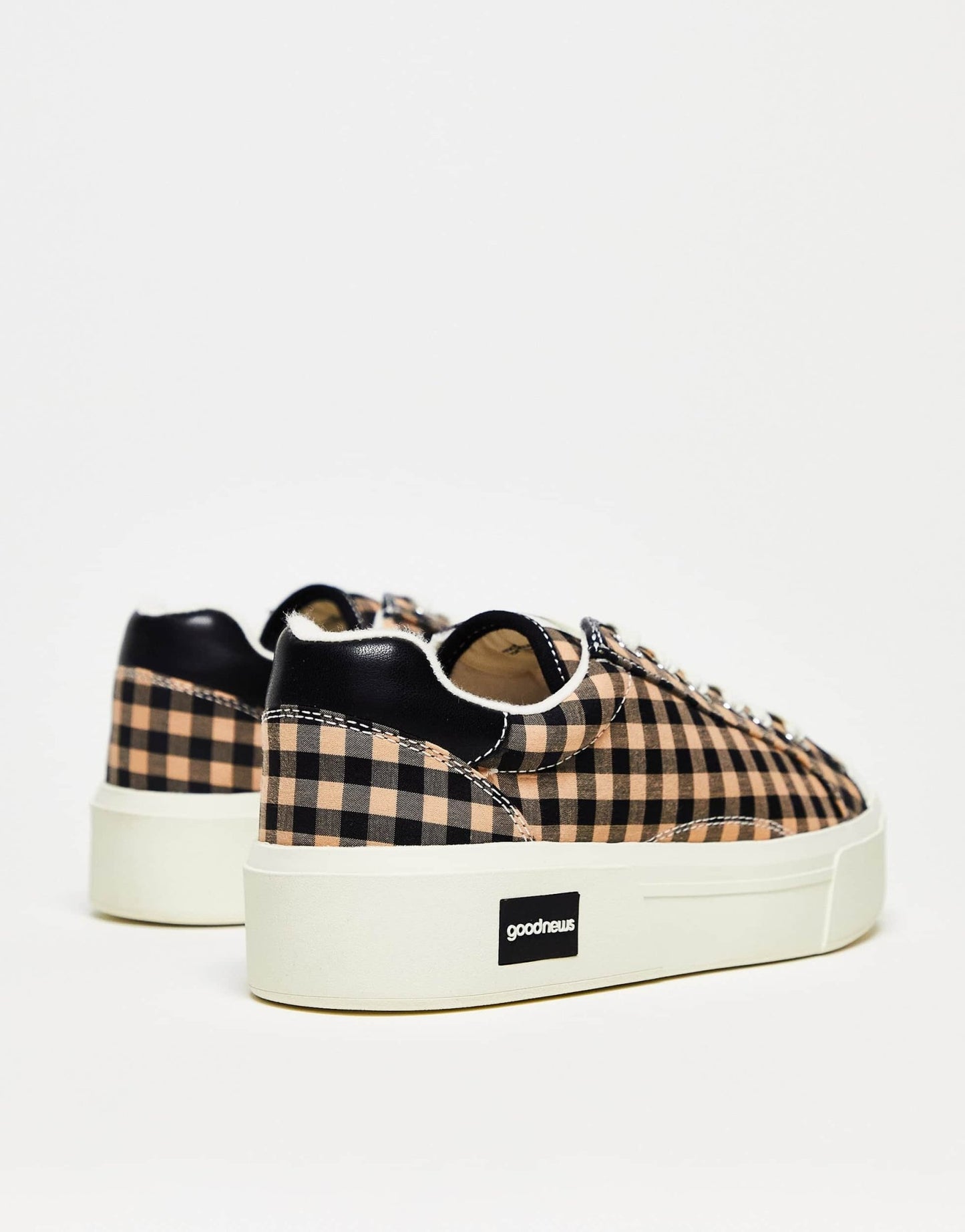 Goodnews Opal chunky trainers in checkered print - ASOS Sample Sale EU Store