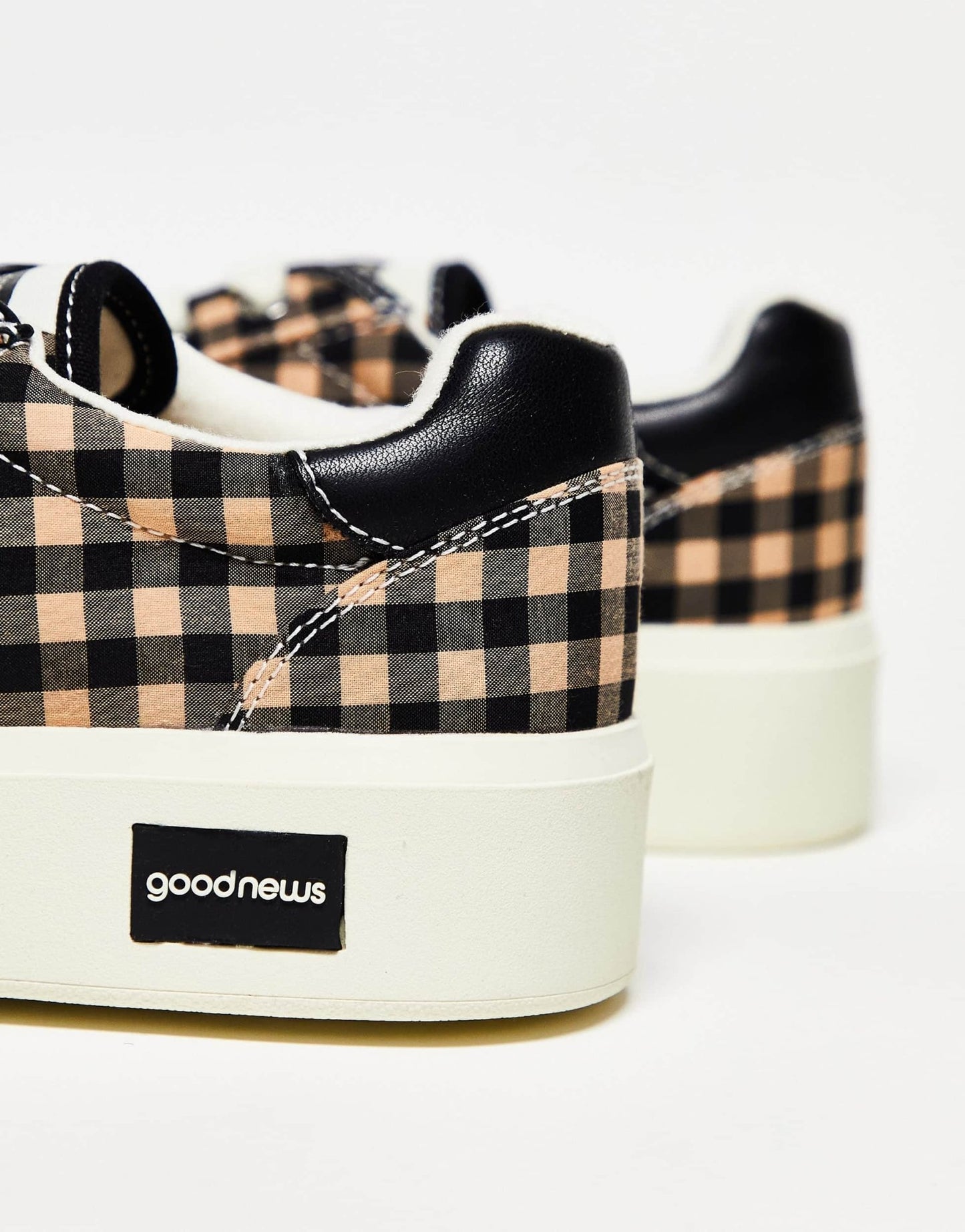 Goodnews Opal chunky trainers in checkered print - ASOS Sample Sale EU Store