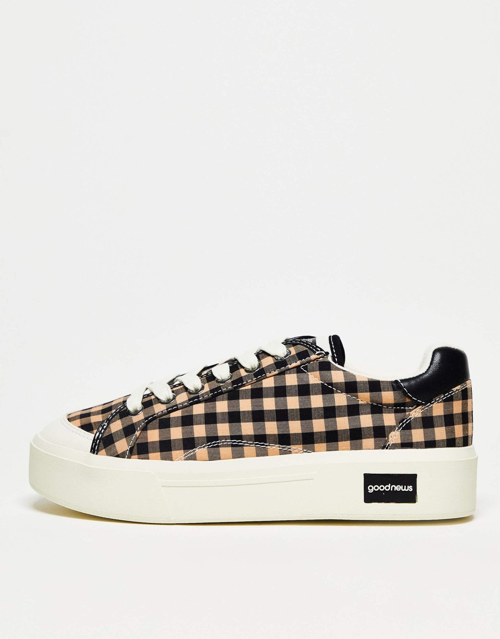 Goodnews Opal chunky trainers in checkered print - ASOS Sample Sale EU Store