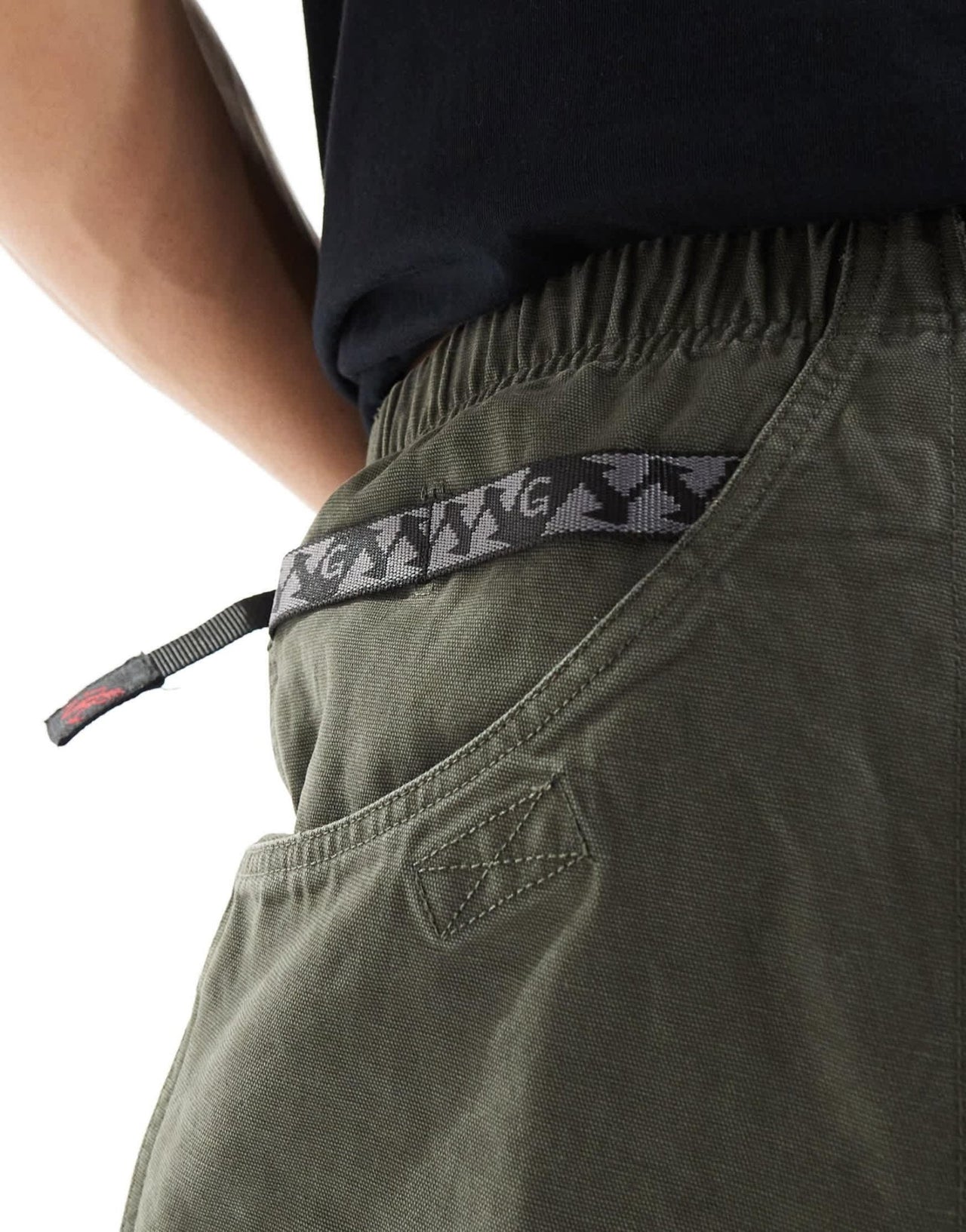 Gramicci canvas cargo short in khaki - ASOS Sample Sale EU Store