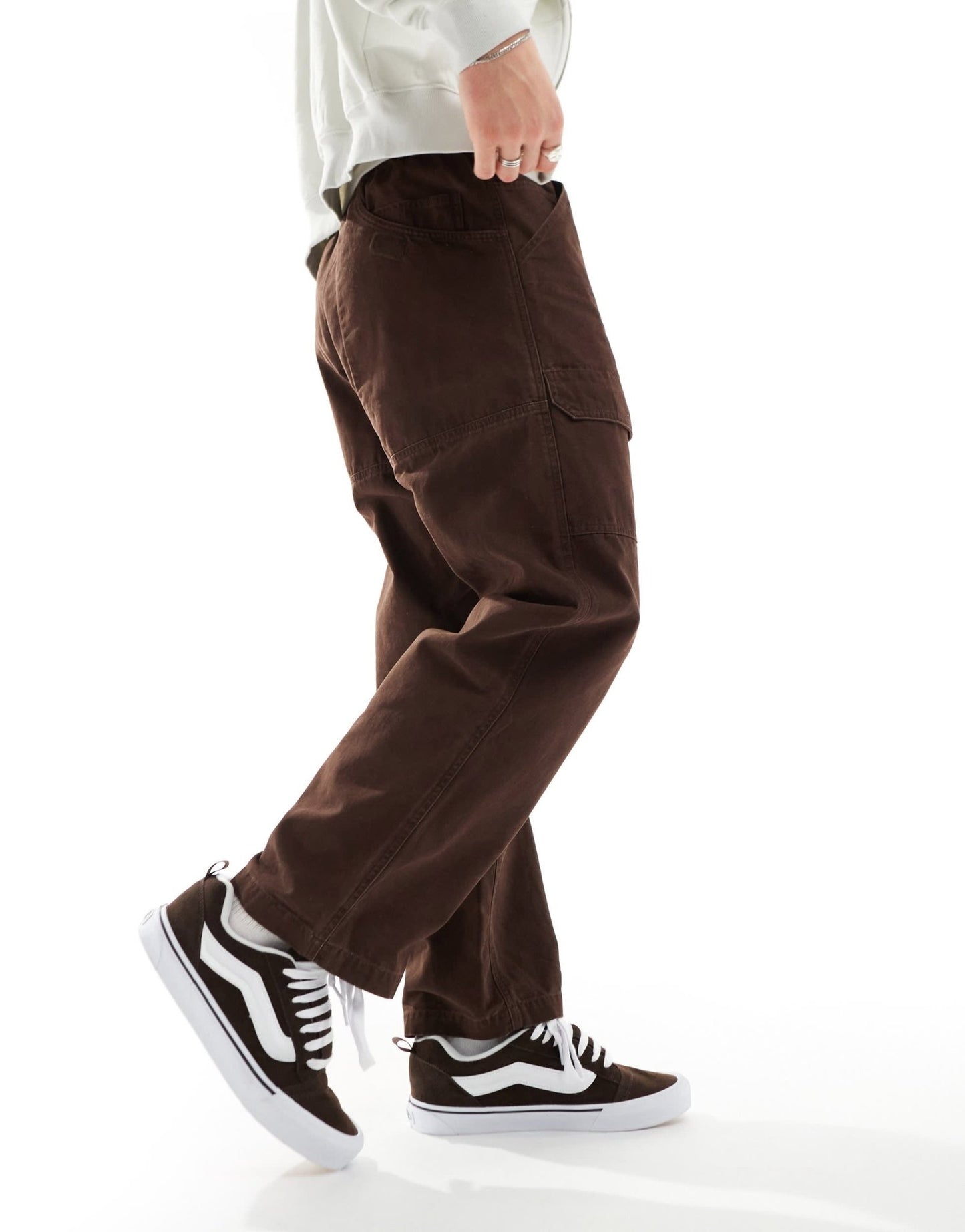 Gramicci canvas pocket trouser in dark beige - ASOS Sample Sale EU Store
