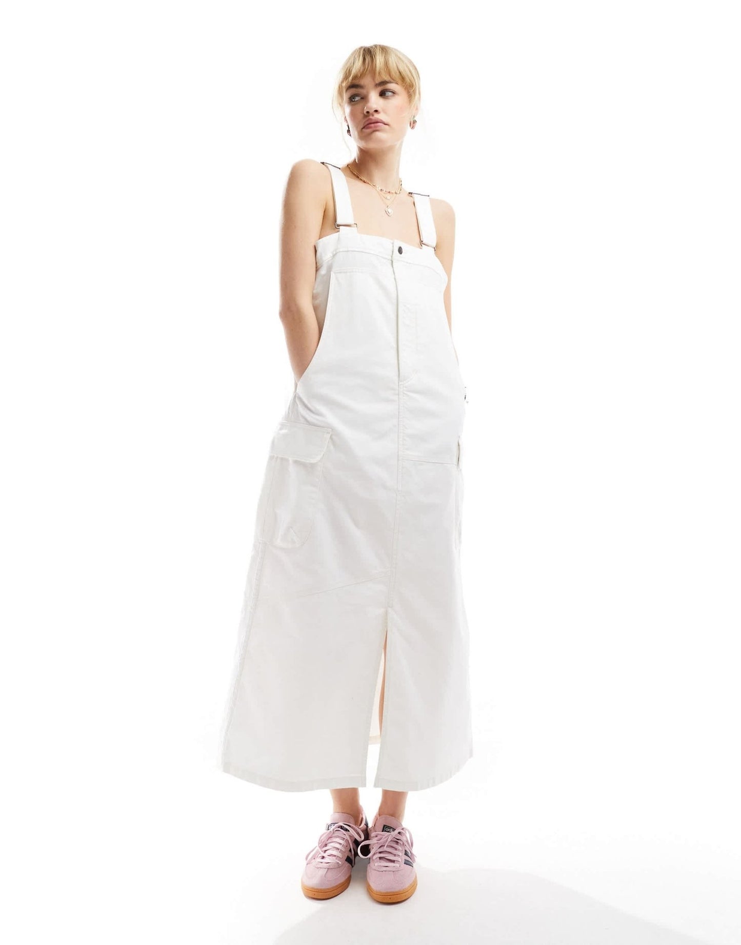 Gramicci cargo utility dress in off white - ASOS Sample Sale EU Store