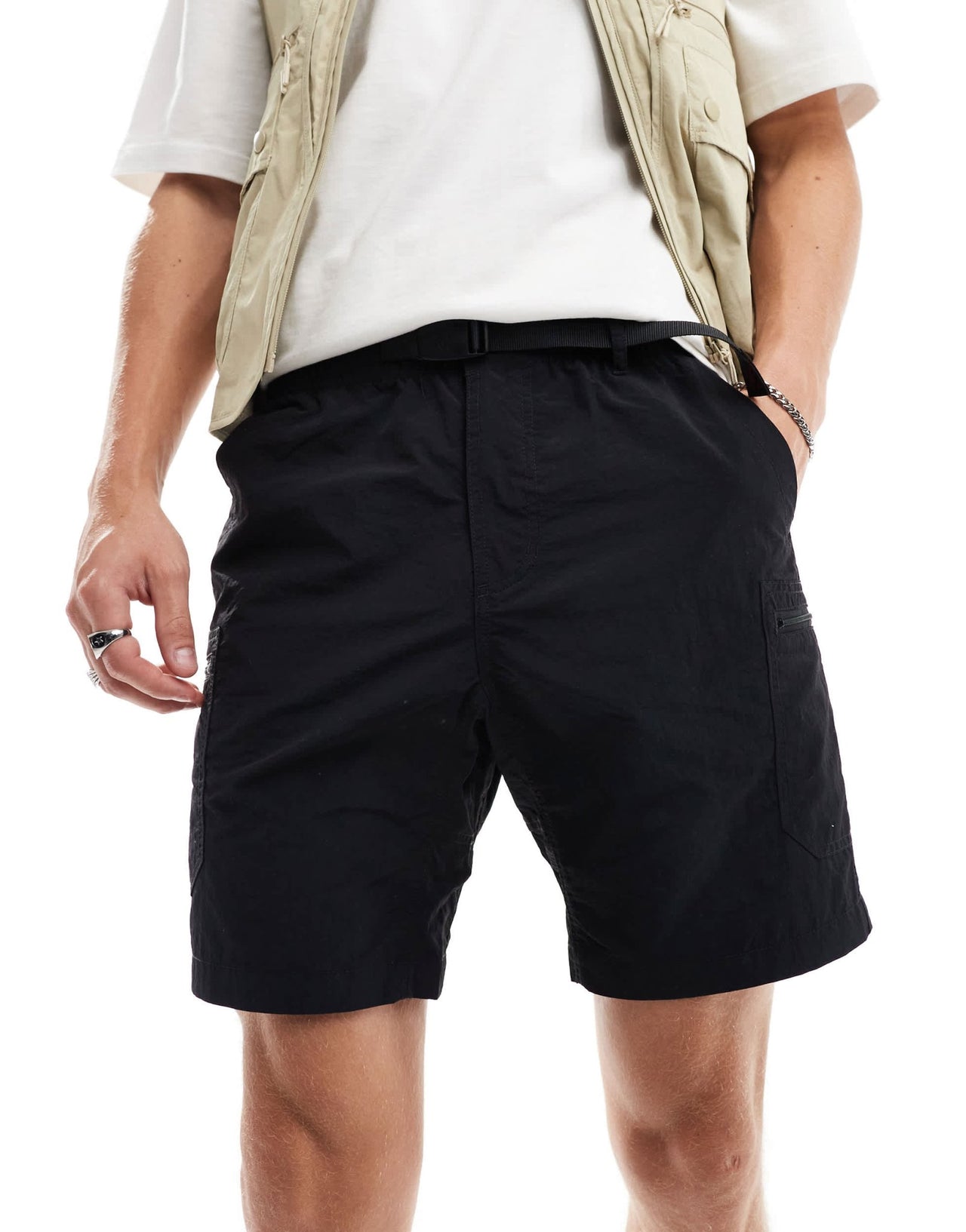 Gramicci nylon utility short in black - ASOS Sample Sale EU Store