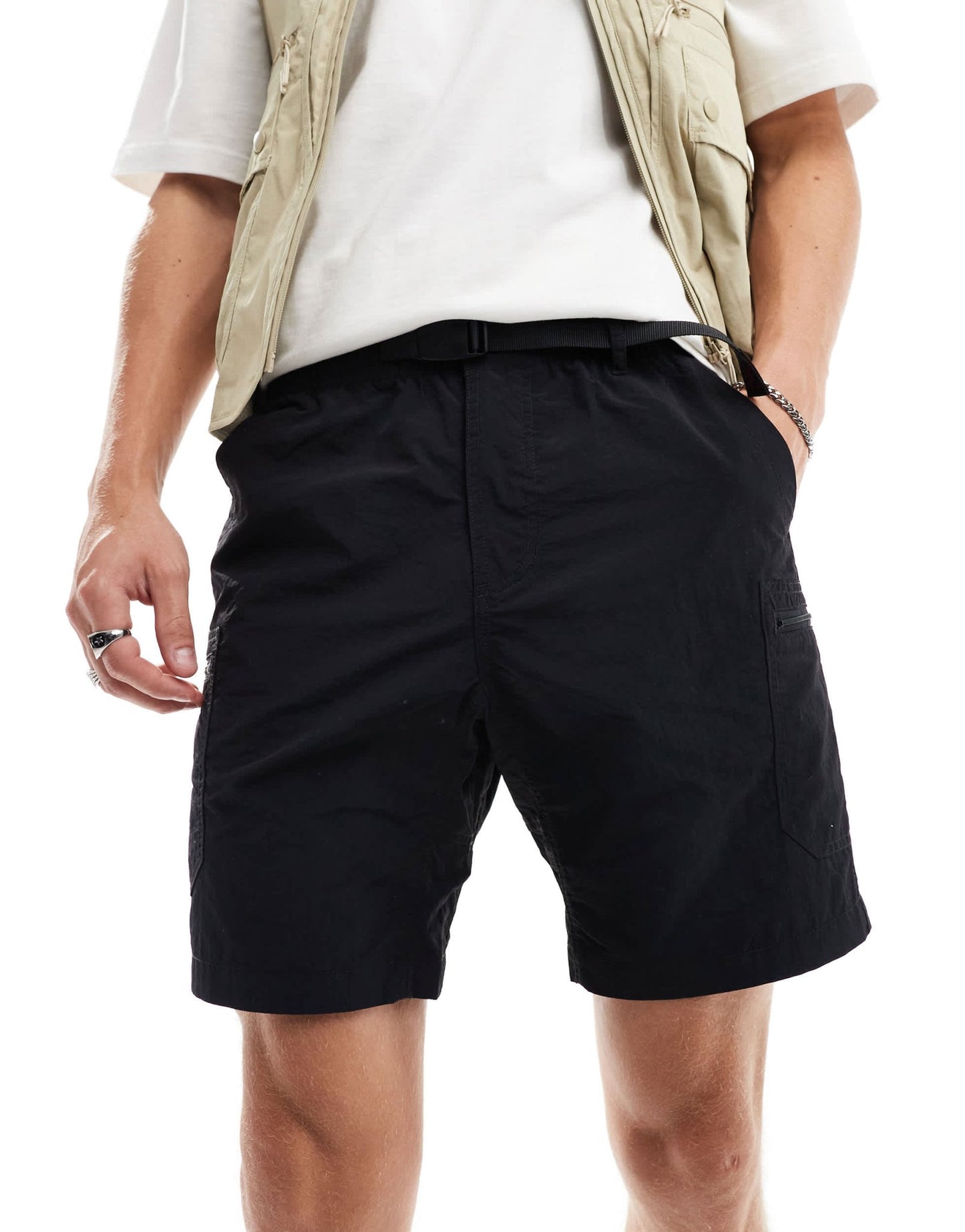 Gramicci nylon utility short in black - ASOS Sample Sale EU Store