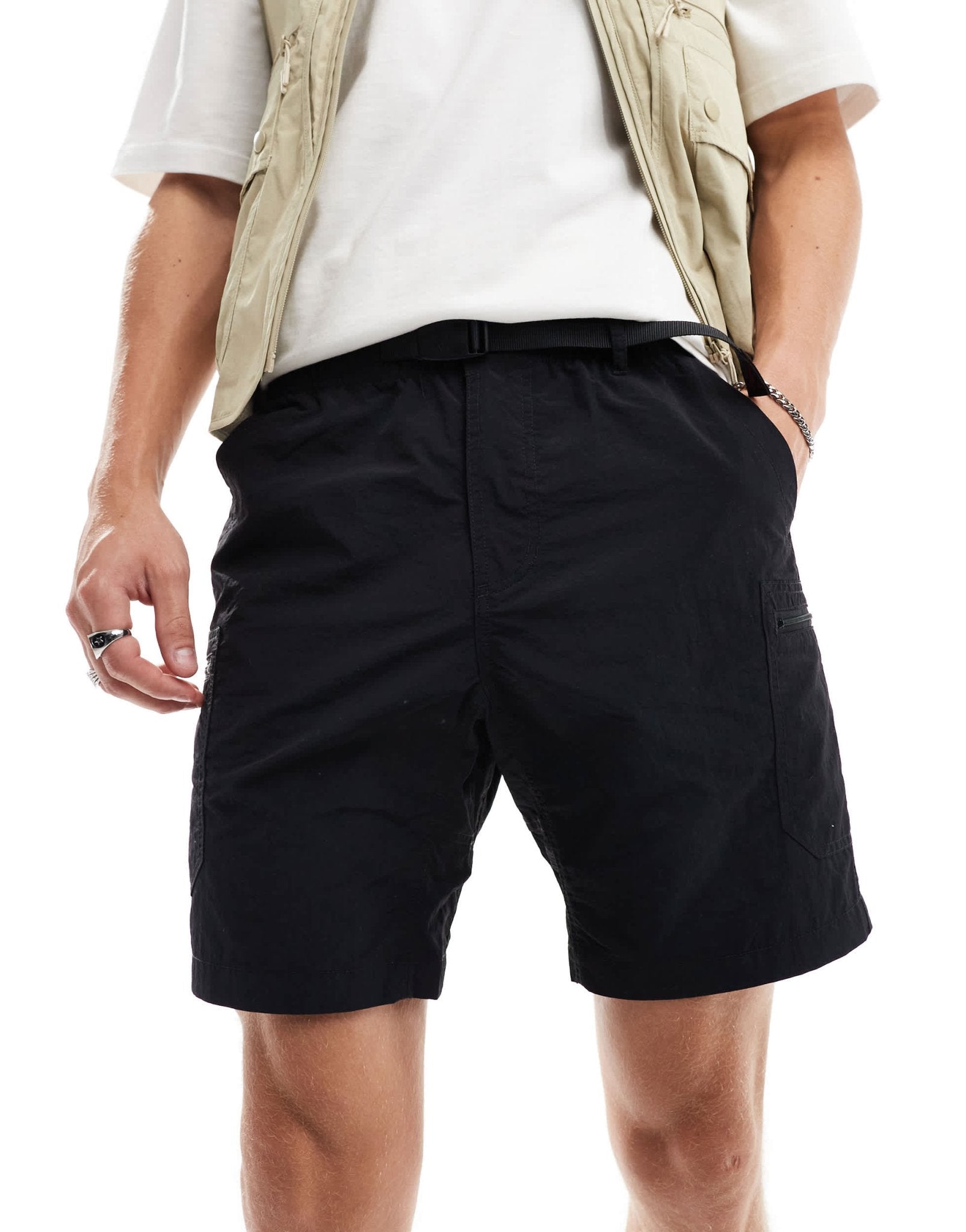 Gramicci nylon utility short in black - ASOS Sample Sale EU Store