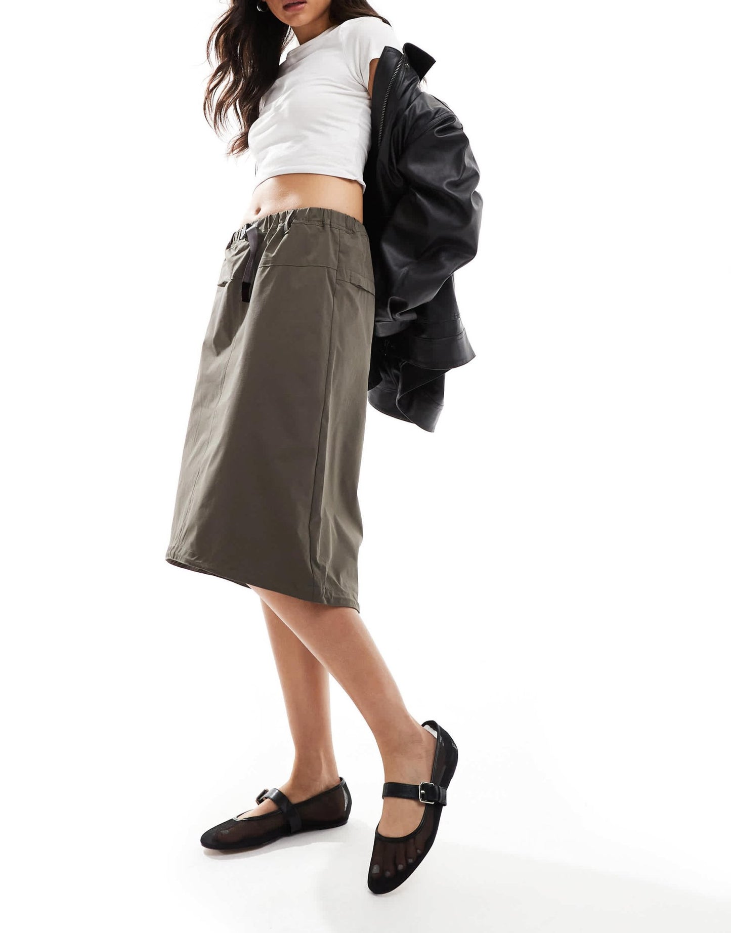 Gramicci trekking nylon skirt in olive - ASOS Sample Sale EU Store