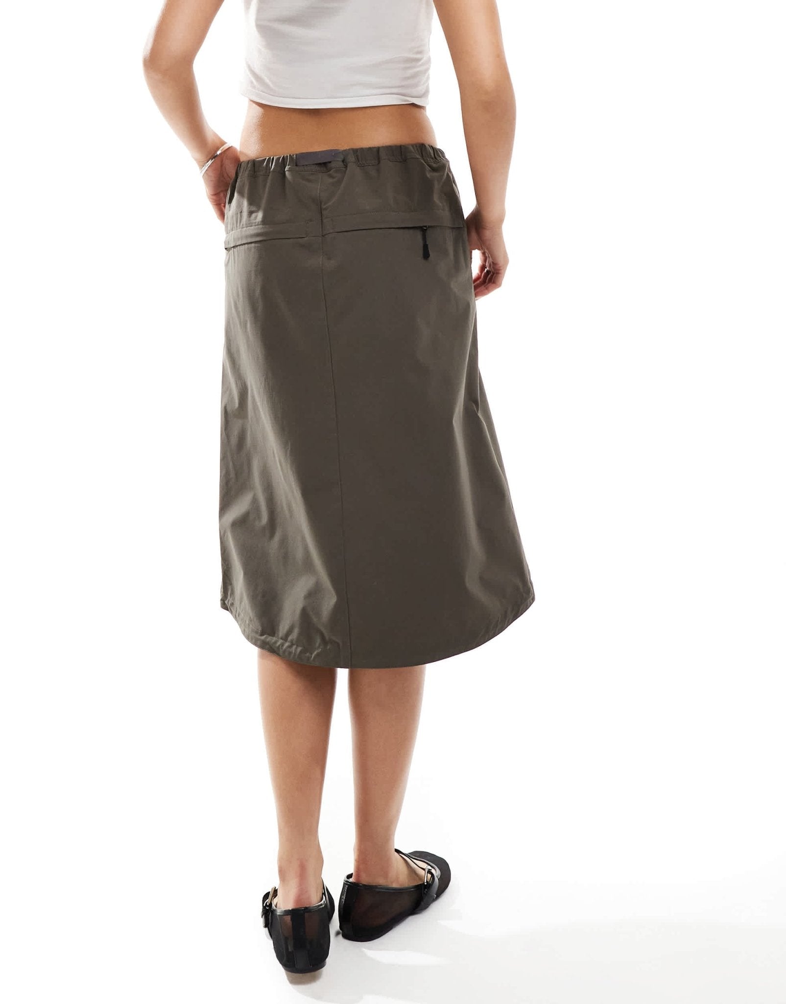Gramicci trekking nylon skirt in olive - ASOS Sample Sale EU Store