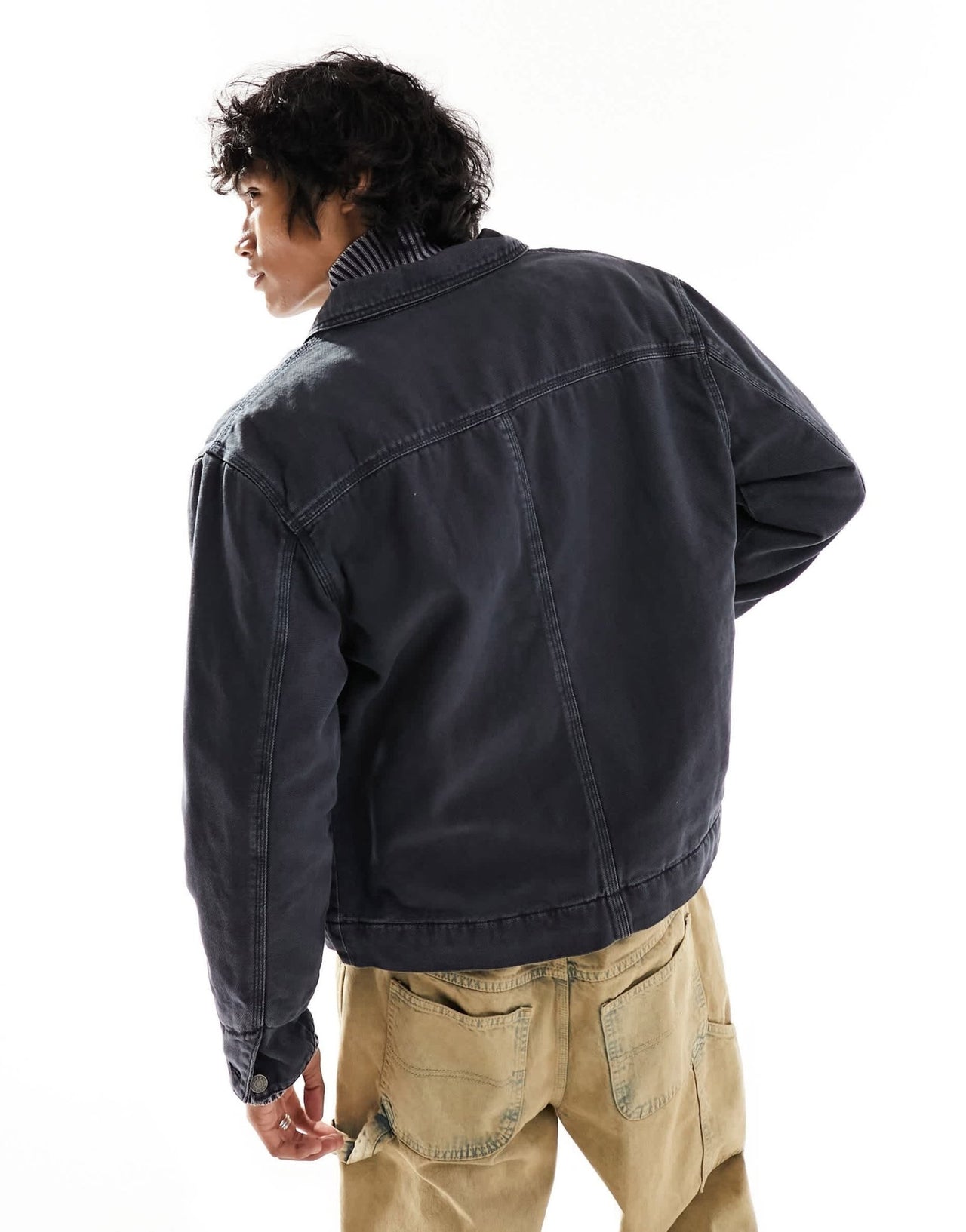 Guess Originals aged worker jacket in black - ASOS Sample Sale EU Store