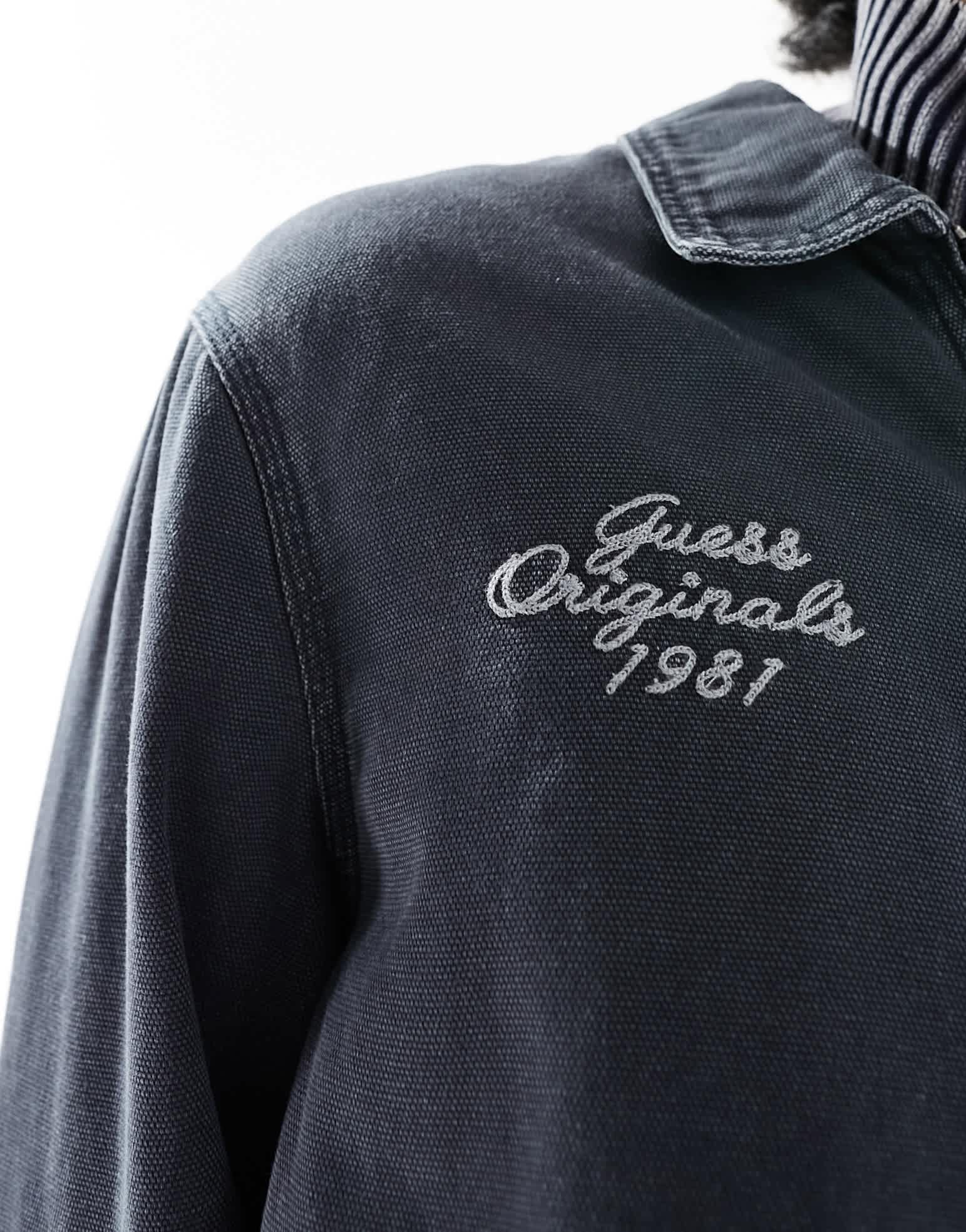 Guess Originals aged worker jacket in black - ASOS Sample Sale EU Store