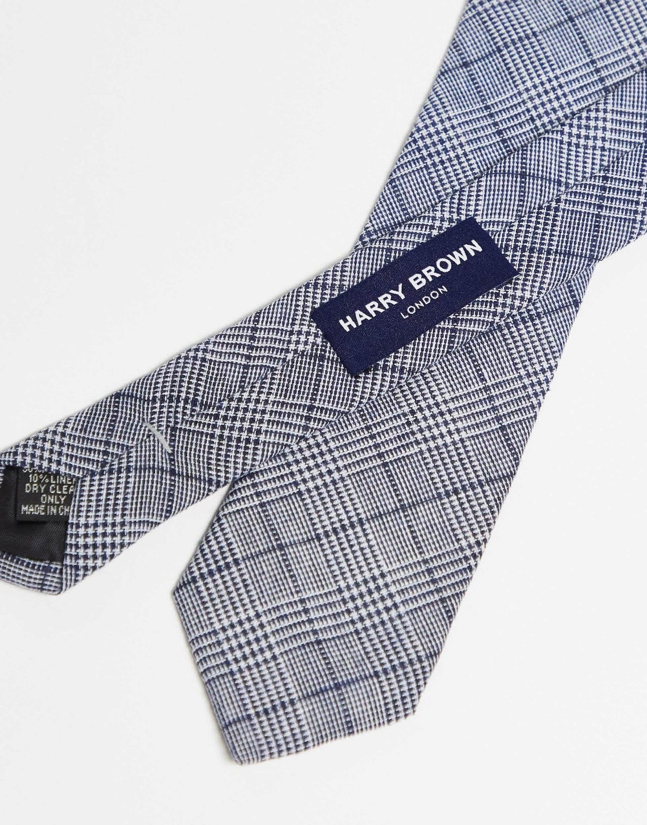 Harry Brown checked tie in grey - ASOS Sample Sale EU Store
