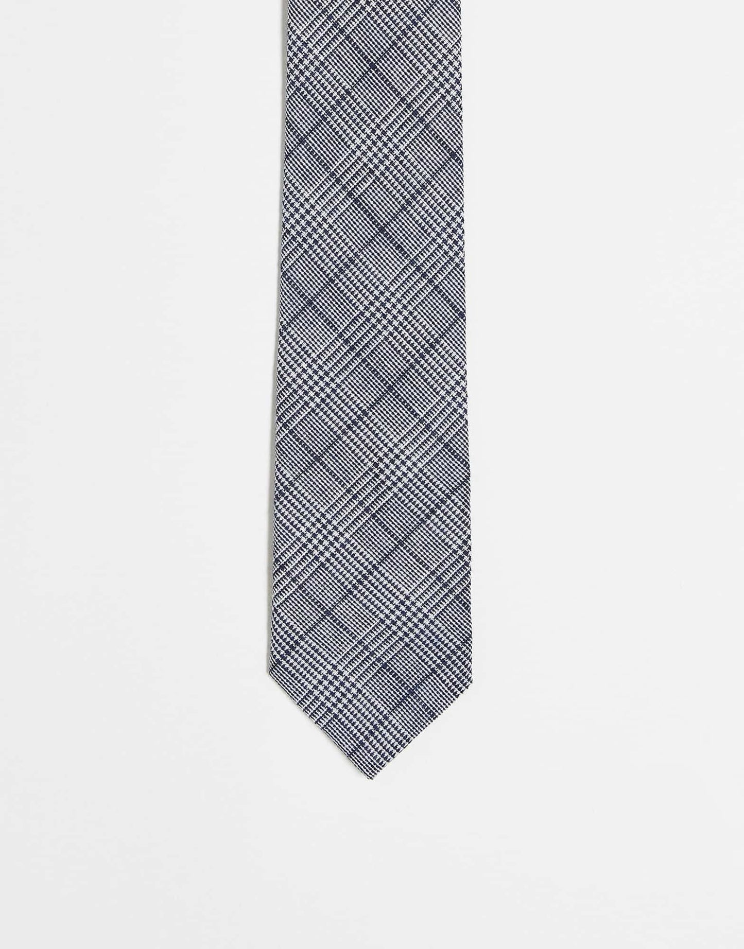 Harry Brown checked tie in grey - ASOS Sample Sale EU Store