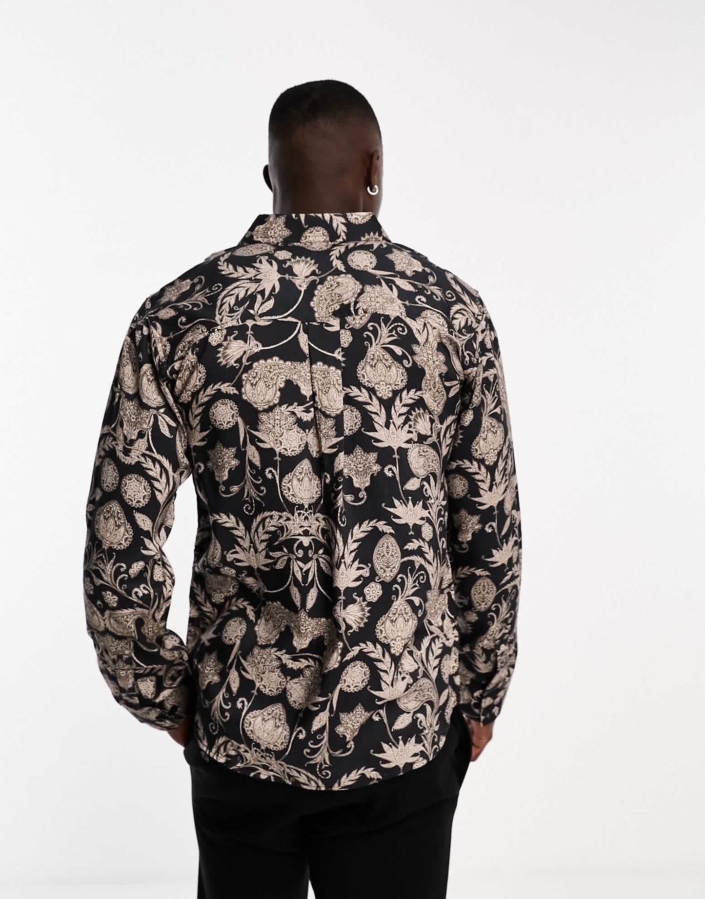 Harry Brown revere short sleeve loose fit floral print shirt - ASOS Sample Sale EU Store
