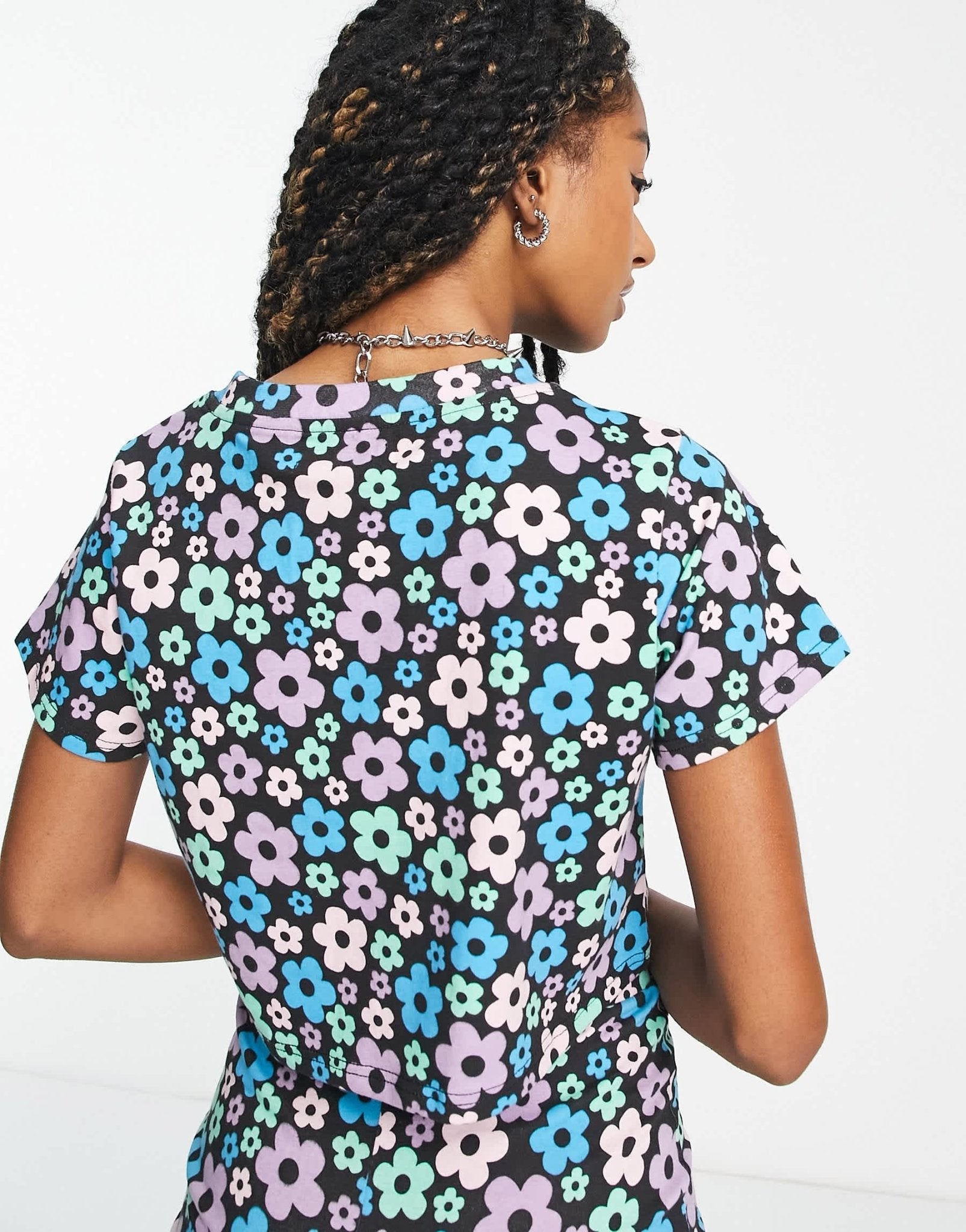 Hearbreak crop top co - ord in retro floral - ASOS Sample Sale EU Store