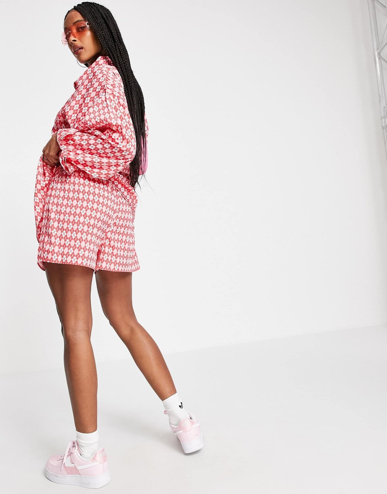 Heartbreak shorts co - ord in geometric print - ASOS Sample Sale EU Store