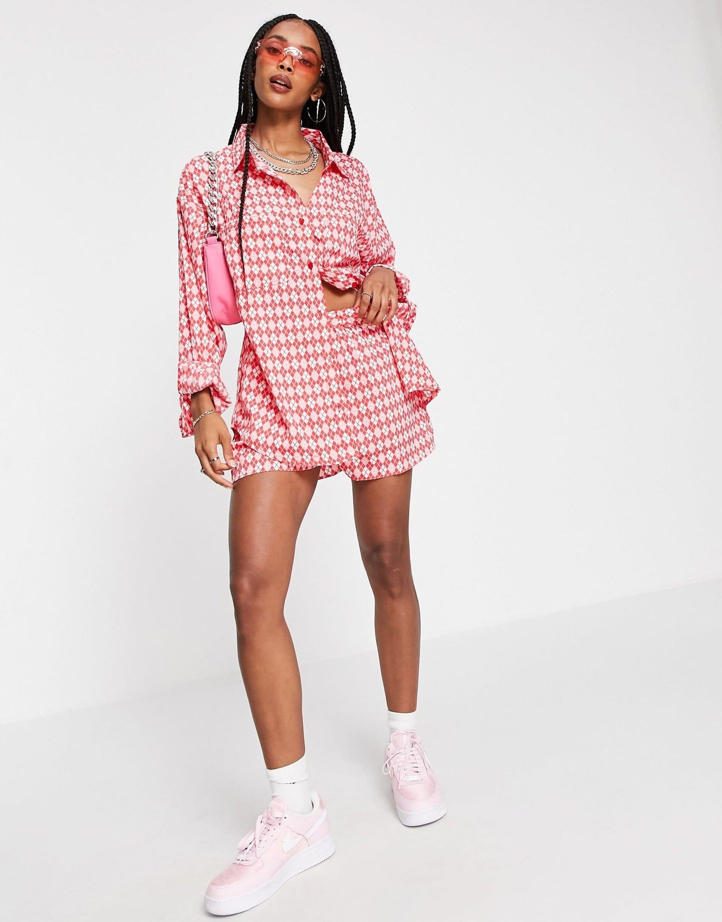 Heartbreak shorts co - ord in geometric print - ASOS Sample Sale EU Store