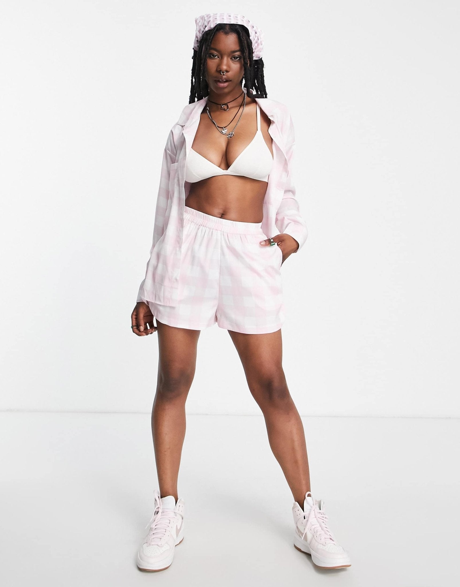 Heartbreak shorts co - ord in pink gingham - ASOS Sample Sale EU Store