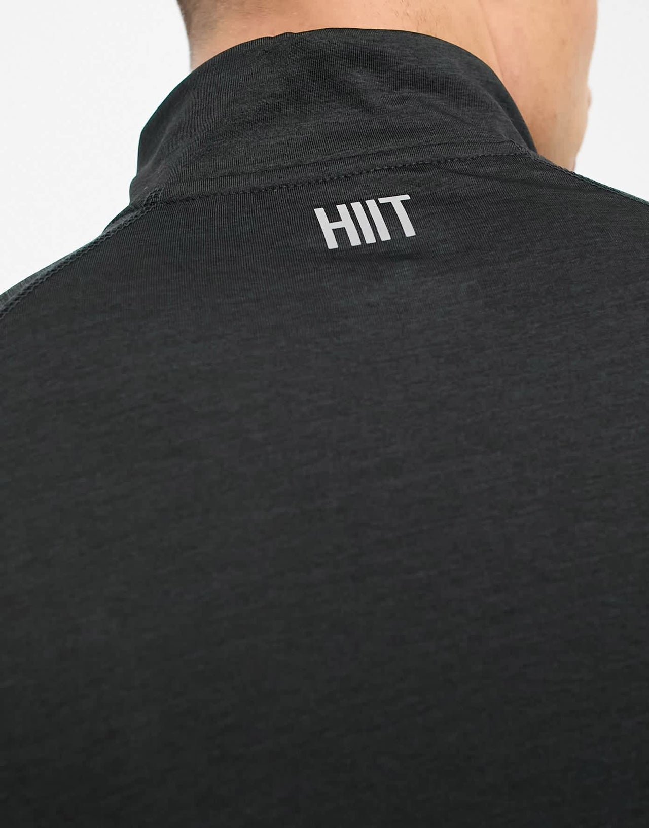 HIIT long sleeve training top with 1/4 zip in black marl - ASOS Sample Sale EU Store
