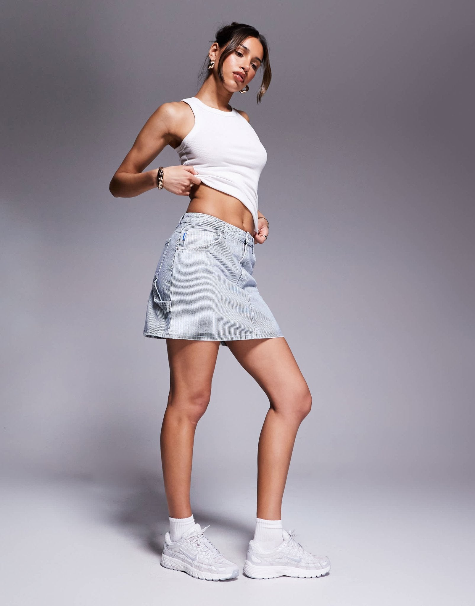 Hugo Blue denim skirt in blue - ASOS Sample Sale EU Store