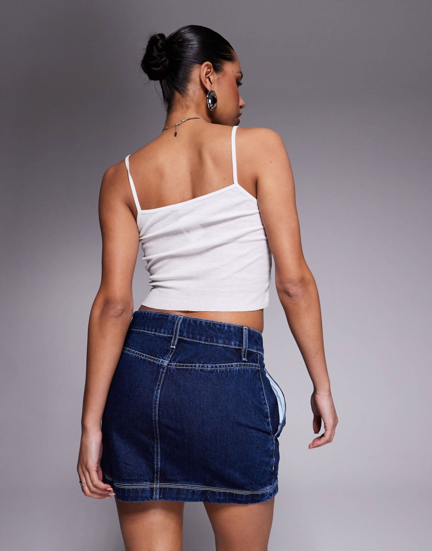 HUGO Blue garalia denim skirt in dark blue - ASOS Sample Sale EU Store