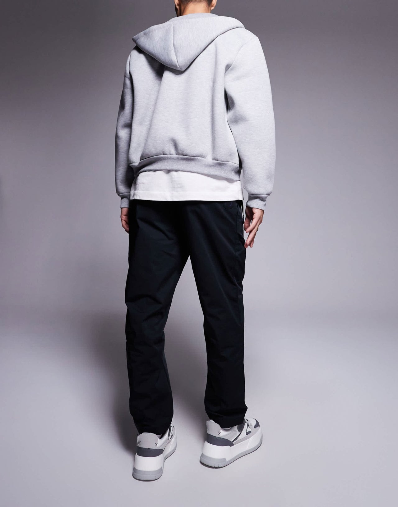 HUGO BLUE Geiko tapered fit trousers in black - ASOS Sample Sale EU Store