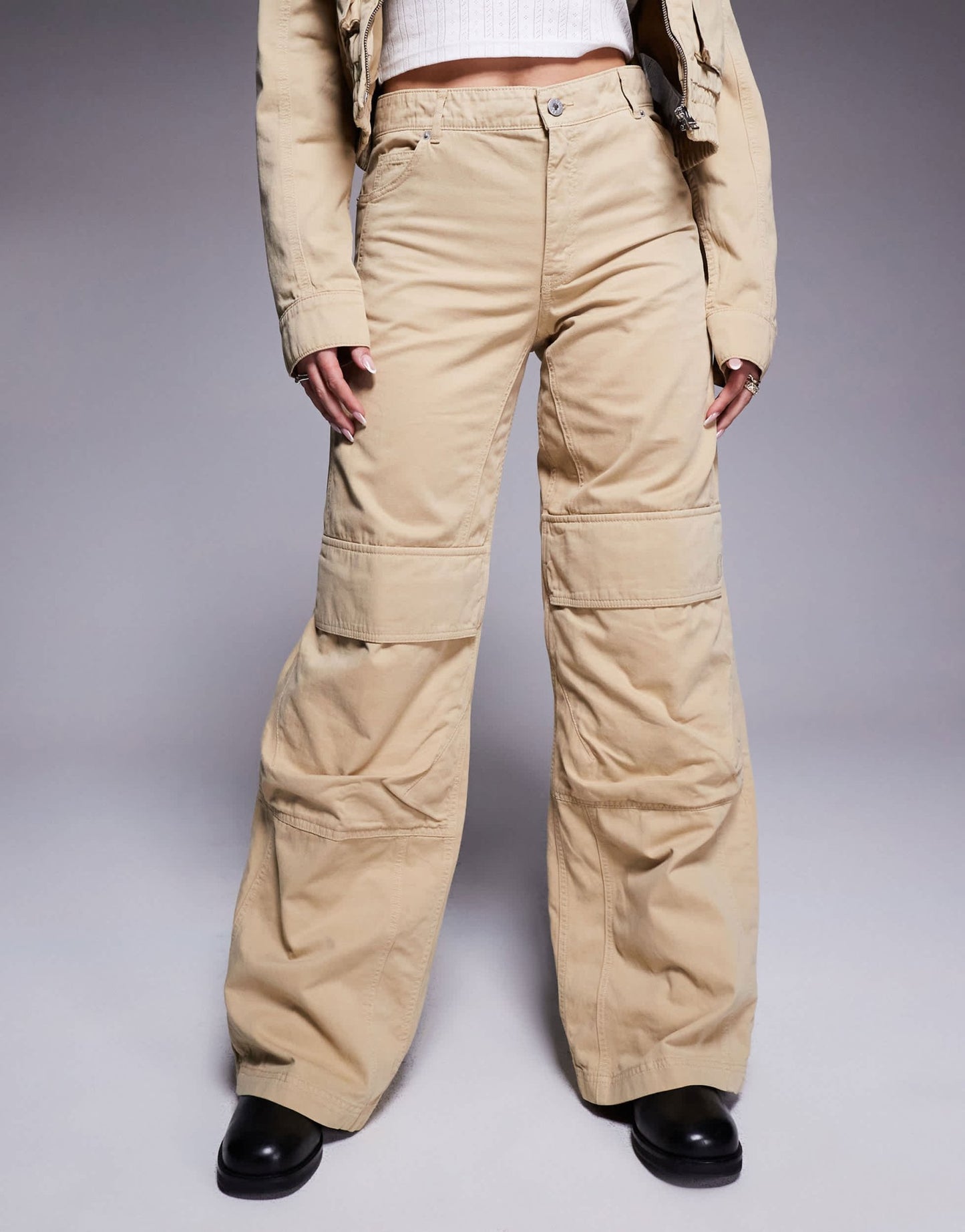 HUGO Blue hunder trousers in beige - ASOS Sample Sale EU Store