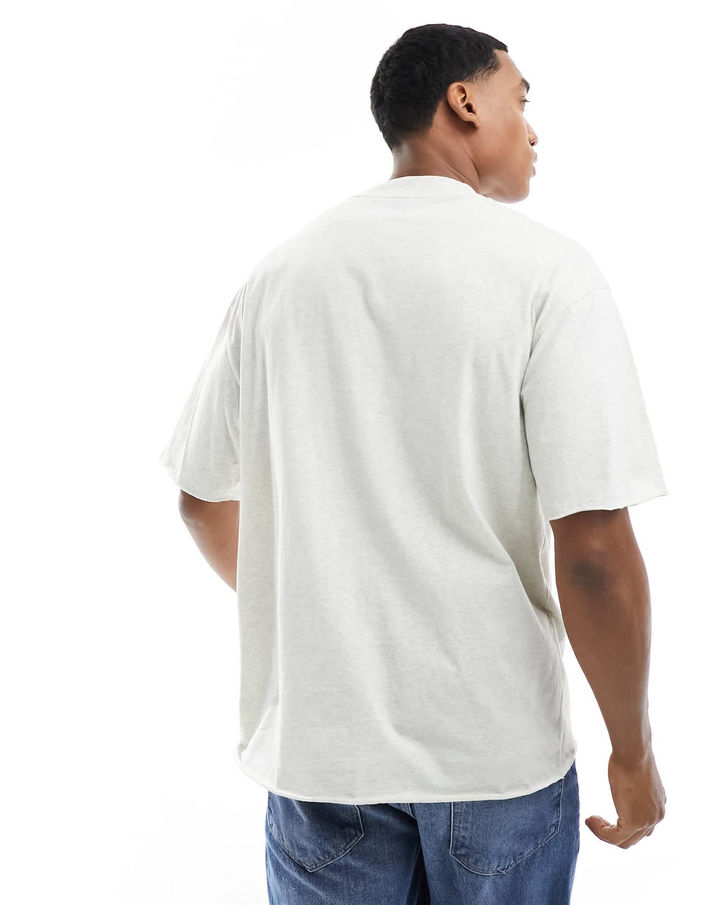 HUGO BLUE relaxed t-shirt in grey marl - ASOS Sample Sale EU Store