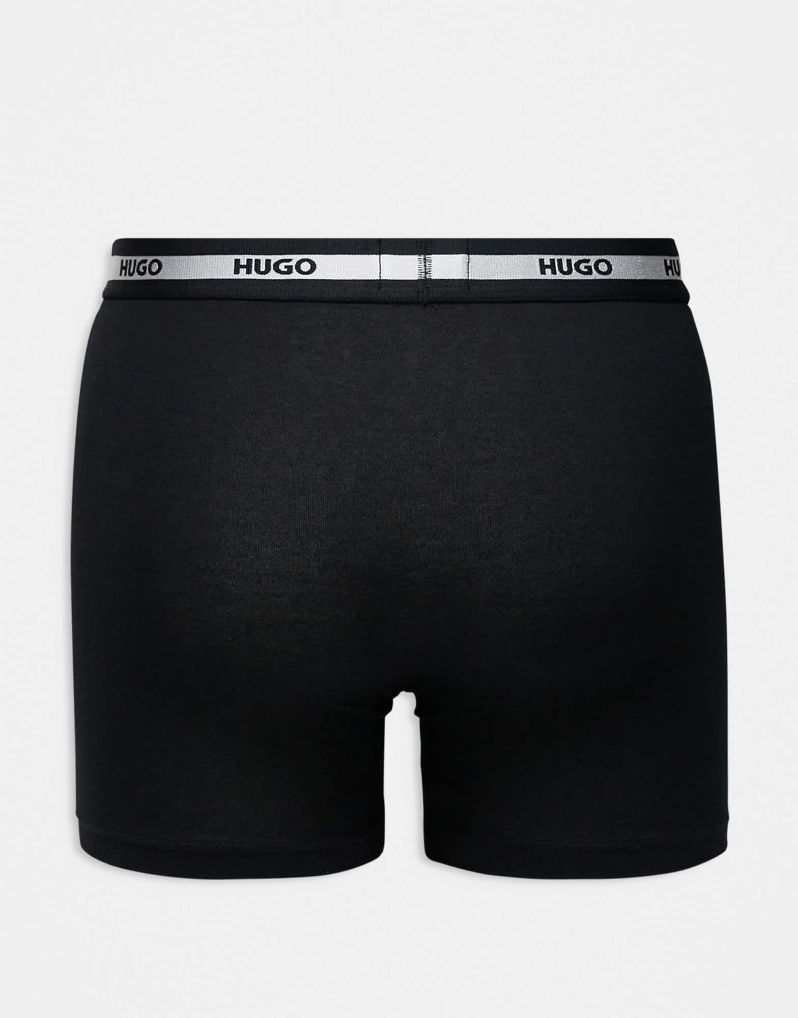 HUGO Bodywear 3 pack planet boxer briefs in black - ASOS Sample Sale EU Store