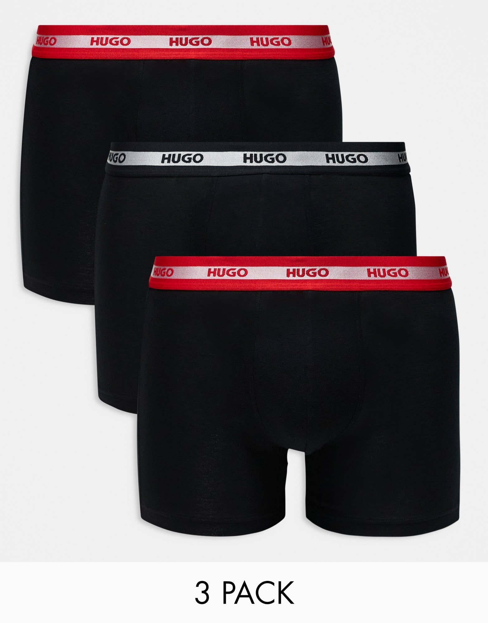 HUGO Bodywear 3 pack planet boxer briefs in black - ASOS Sample Sale EU Store