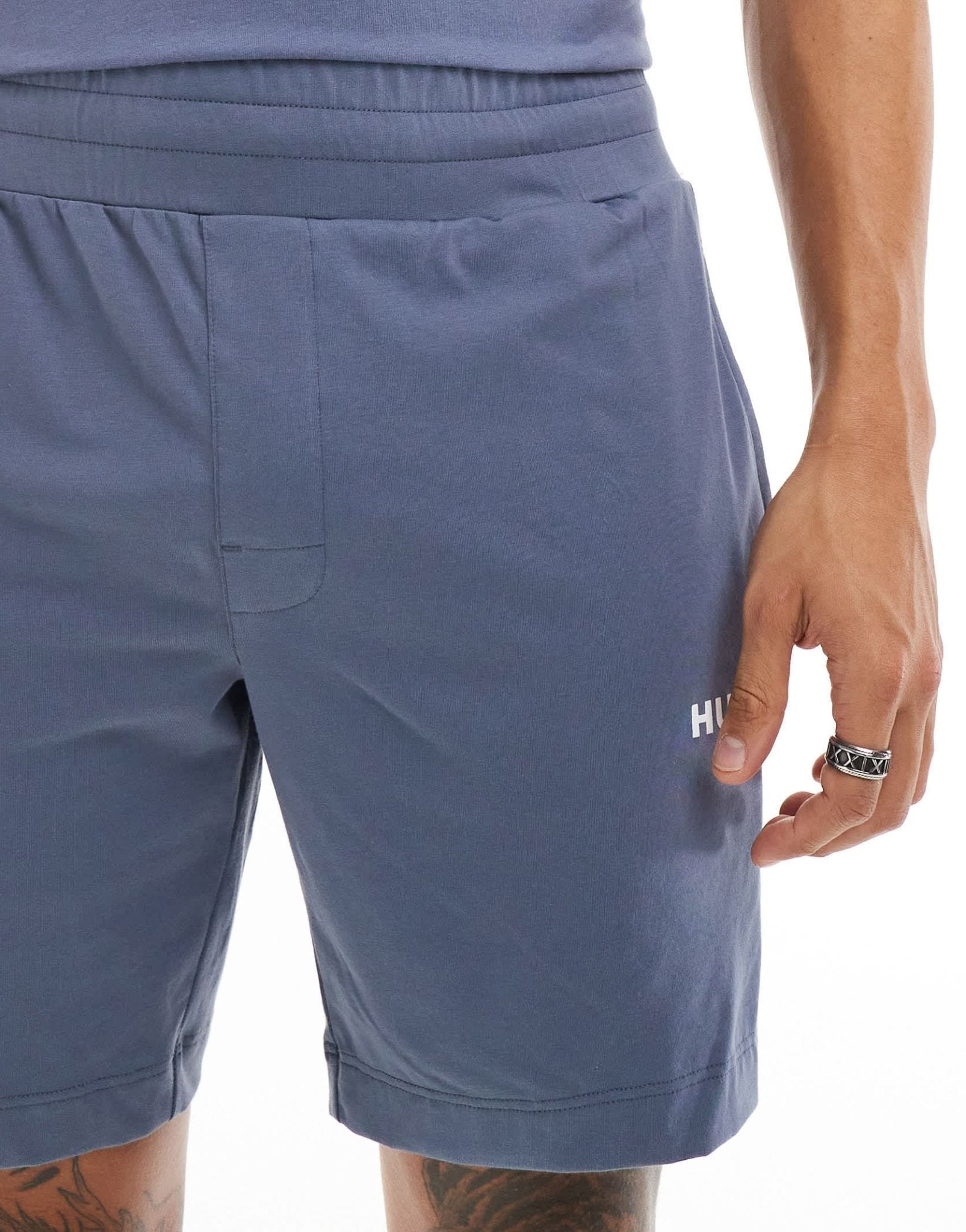 Hugo Bodywear linked shorts in blue - ASOS Sample Sale EU Store