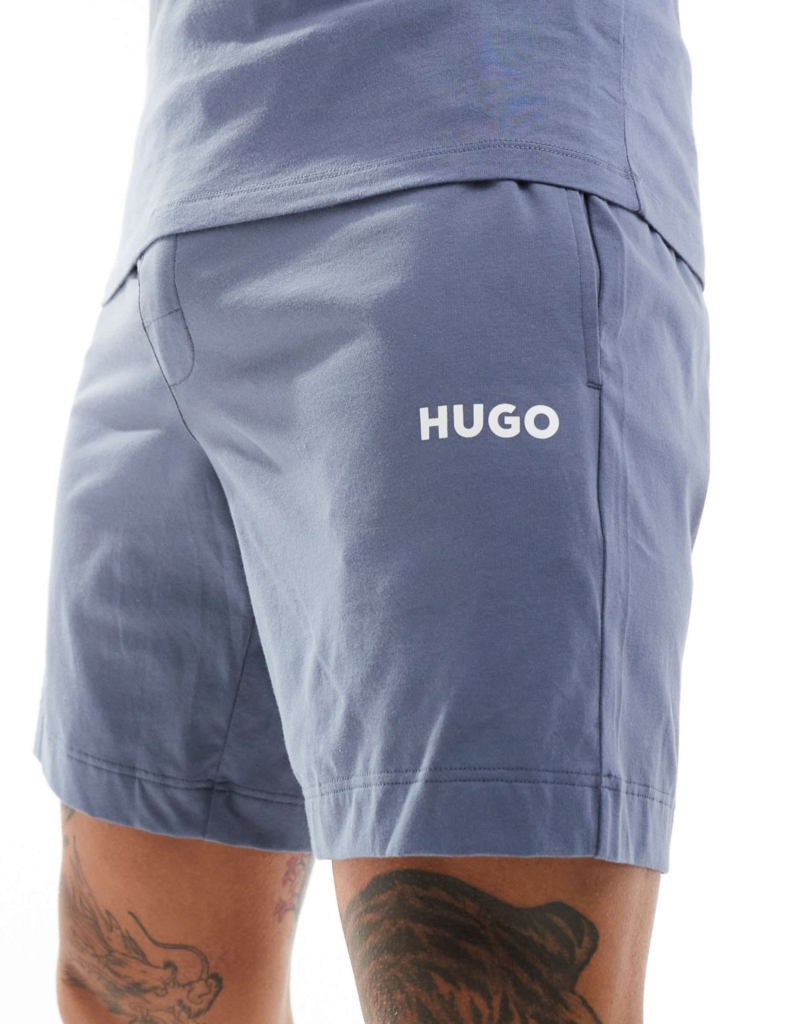 Hugo Bodywear linked shorts in blue - ASOS Sample Sale EU Store