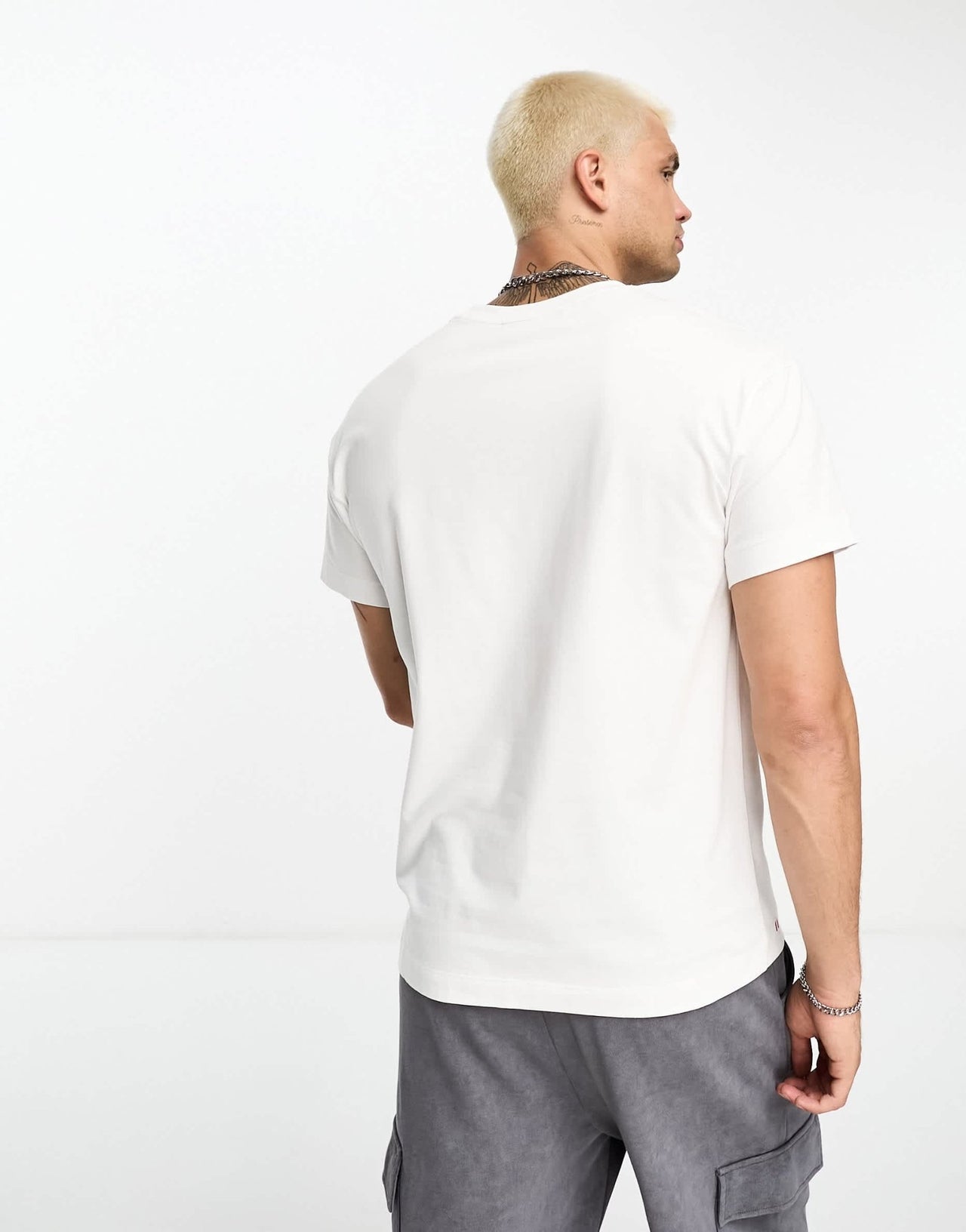 Hugo Bodywear linked t-shirt in white - ASOS Sample Sale EU Store