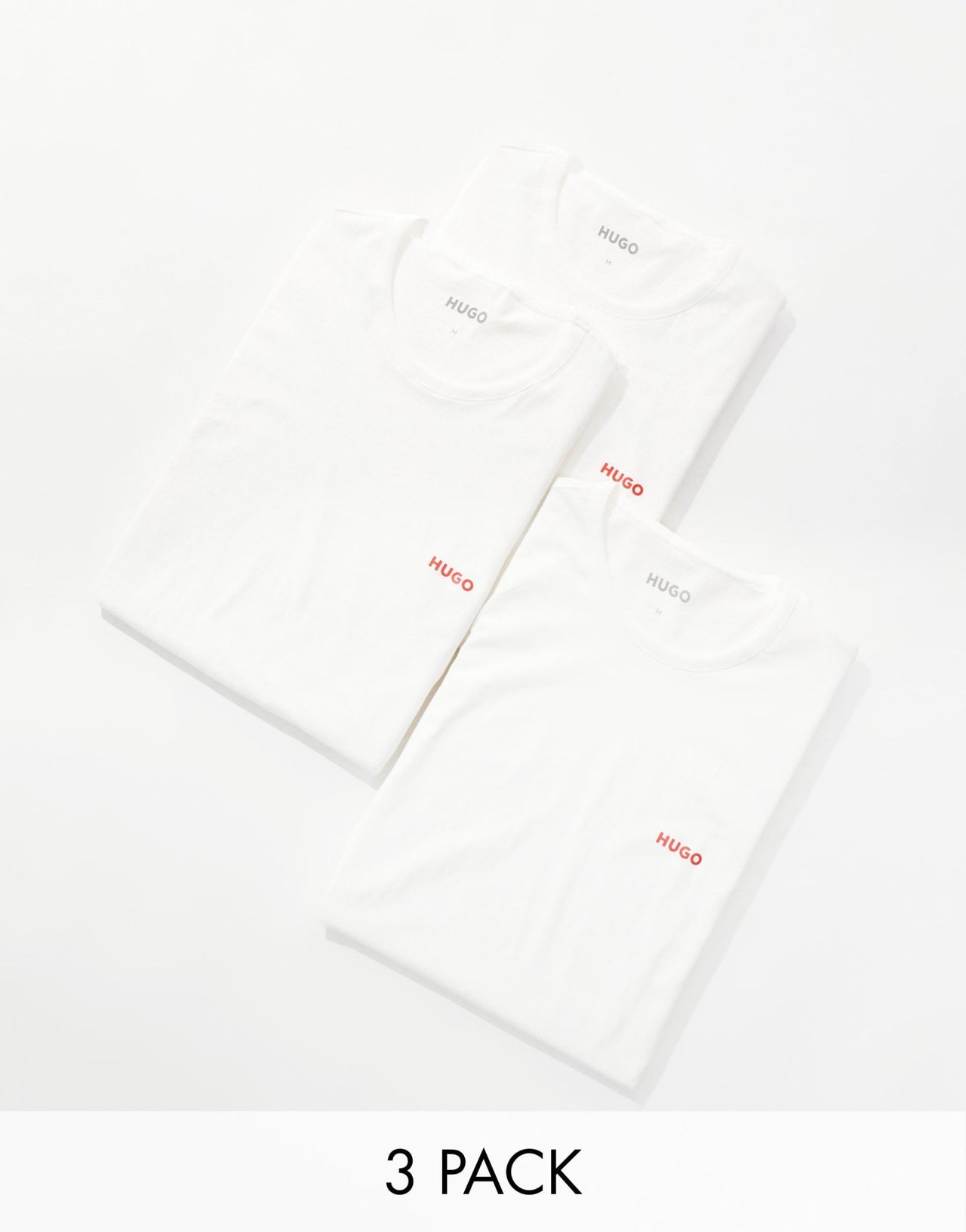 Hugo Bodywear triplet pack t-shirt in white - ASOS Sample Sale EU Store