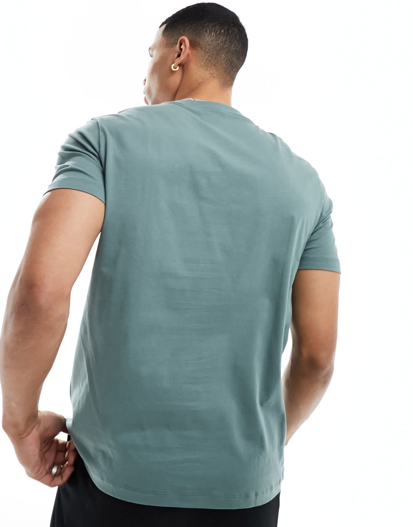 HUGO Detzington241 t-shirt in green - ASOS Sample Sale EU Store