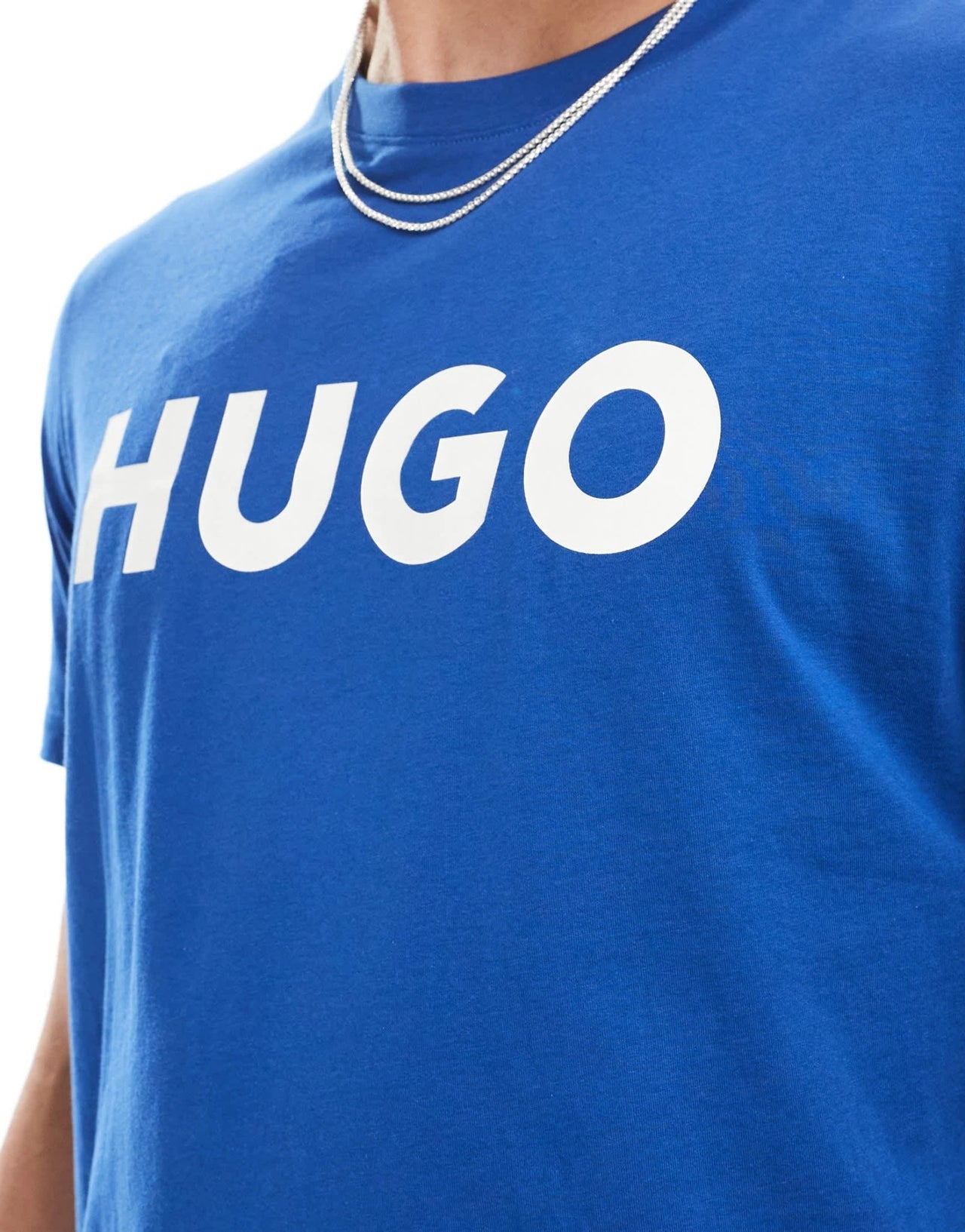 HUGO Dulivio relaxed t-shirt in blue - ASOS Sample Sale EU Store